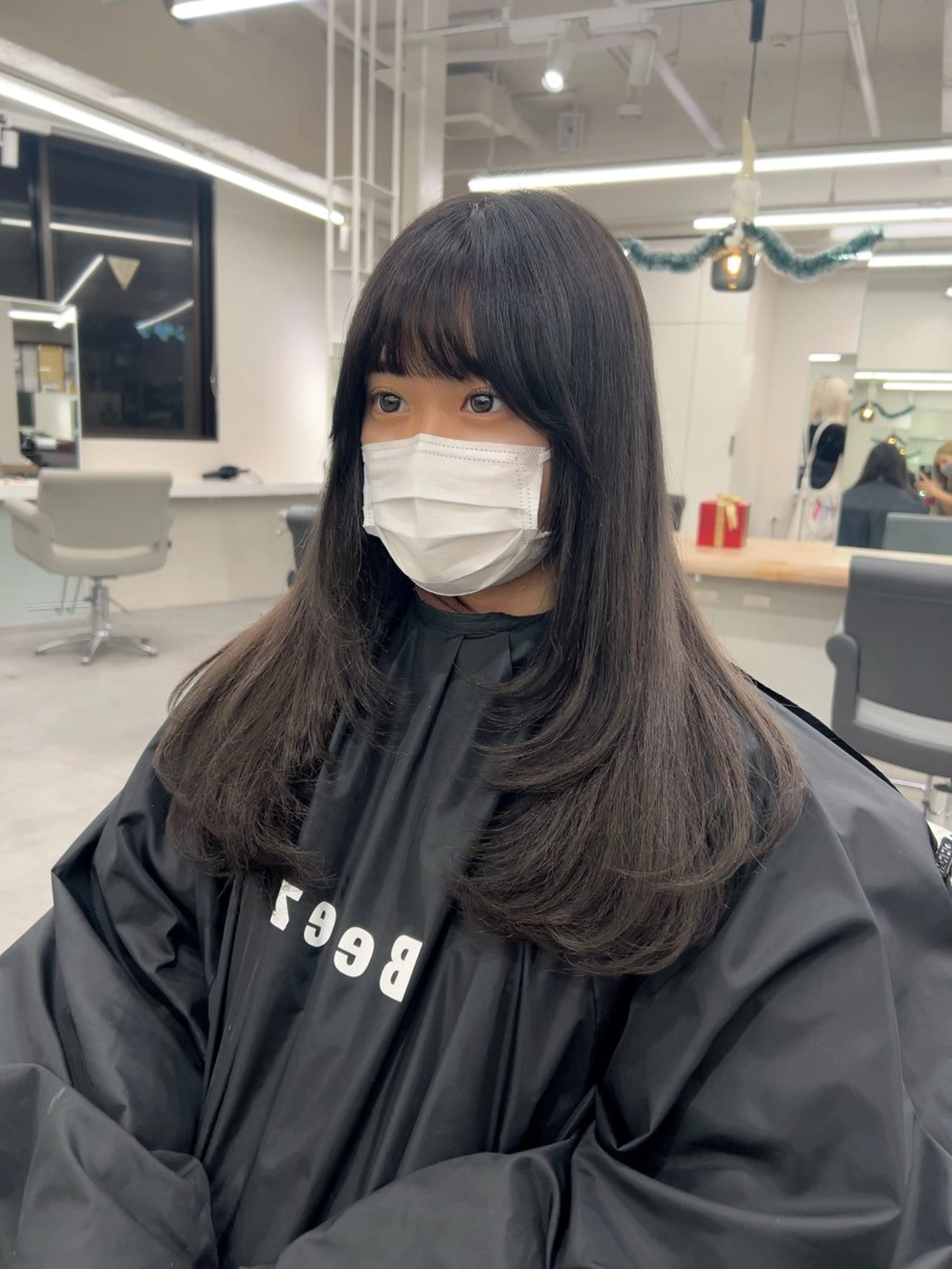 セミロング レイヤーカット カット ヘアカラー トリートメント ヘアセット まつパ/ケア ブリーチ/sEnAのマツエク・マツパデザイン