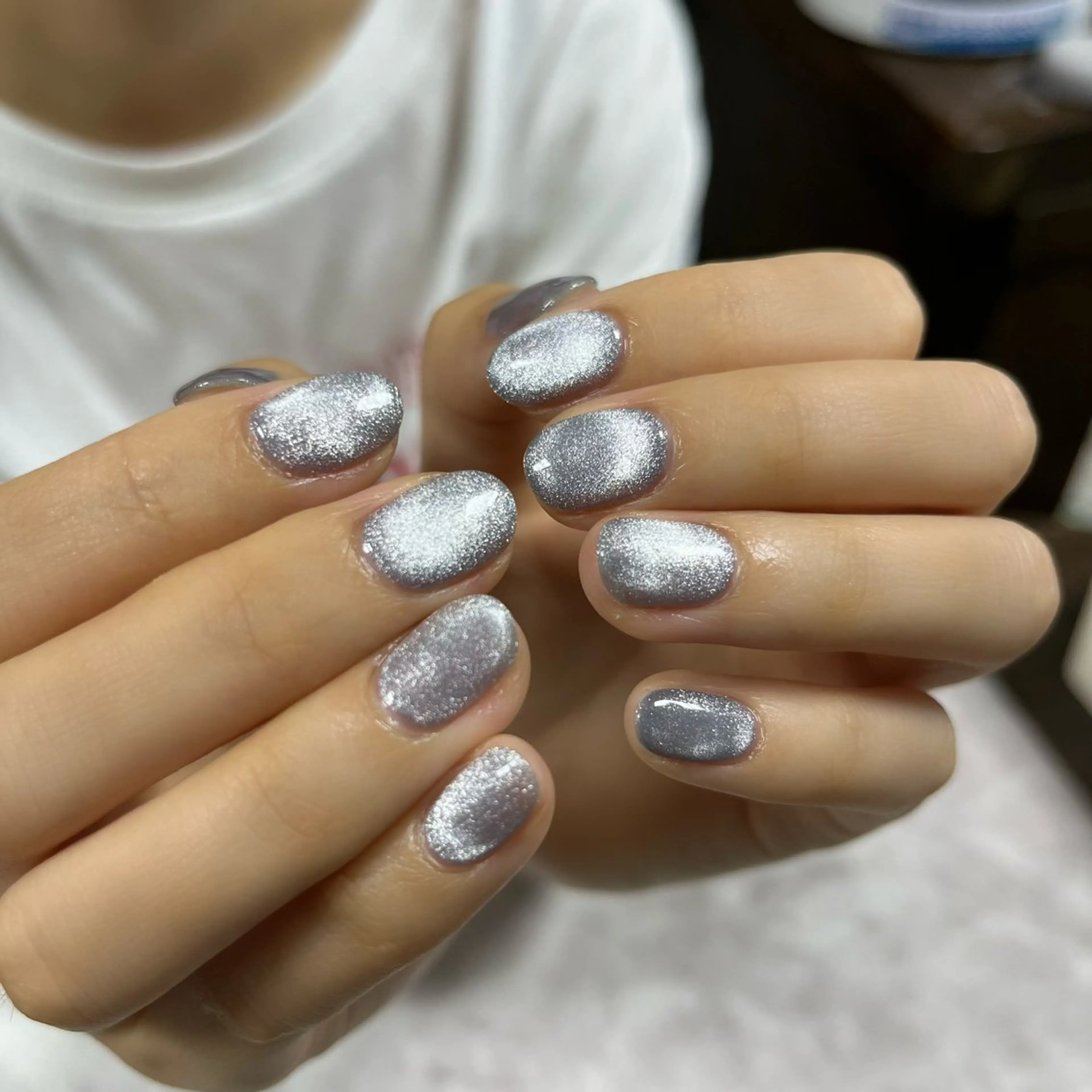 ネイル ジェルネイル マグネットネイル ハンドネイル nica.nail Emiのネイルデザイン
