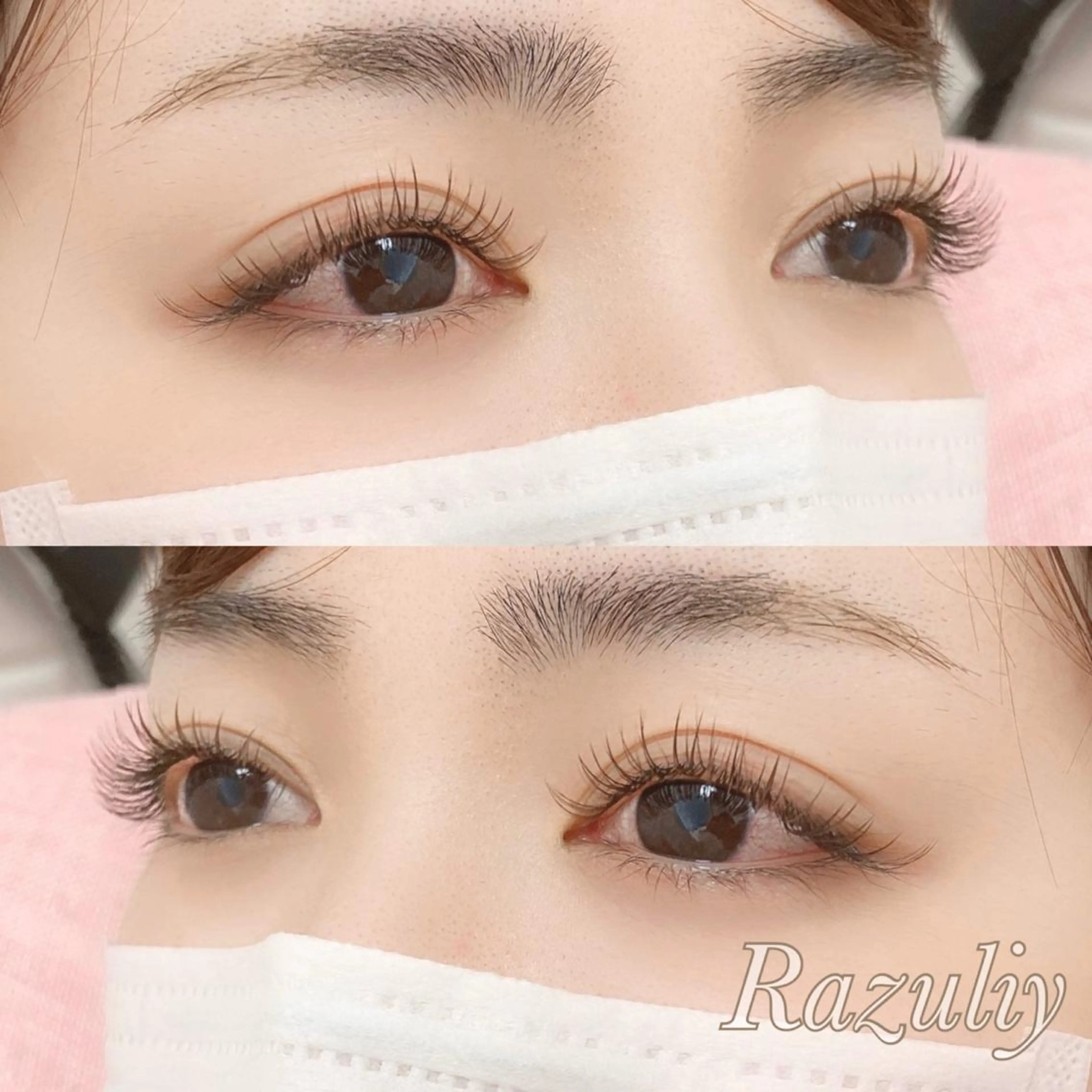 マツエク・マツパ カラーマツエク マツエク Razuliy （ラズリー）のマツエク・マツパデザイン