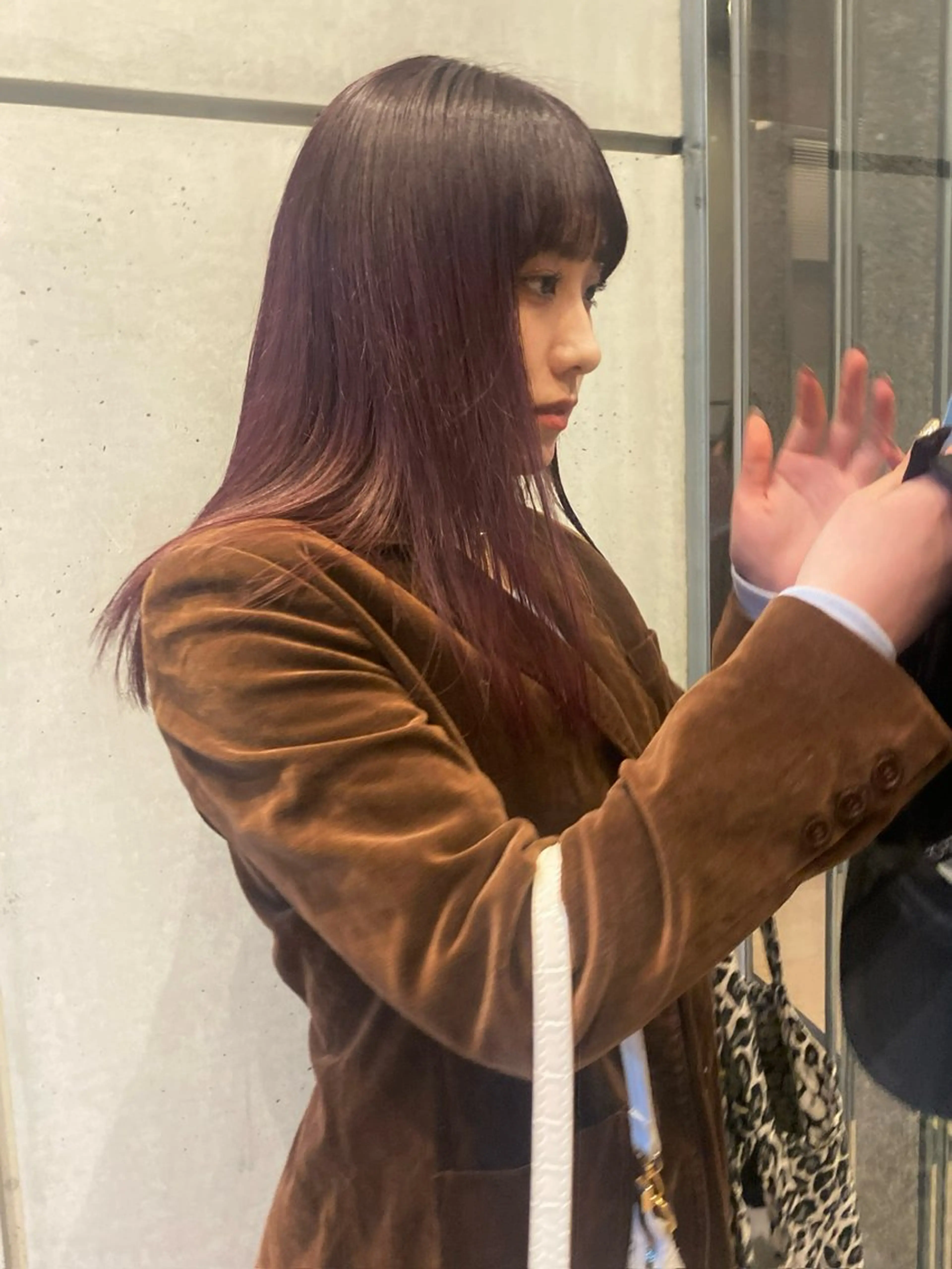 ロング カラー abe yuikaのヘアスタイル