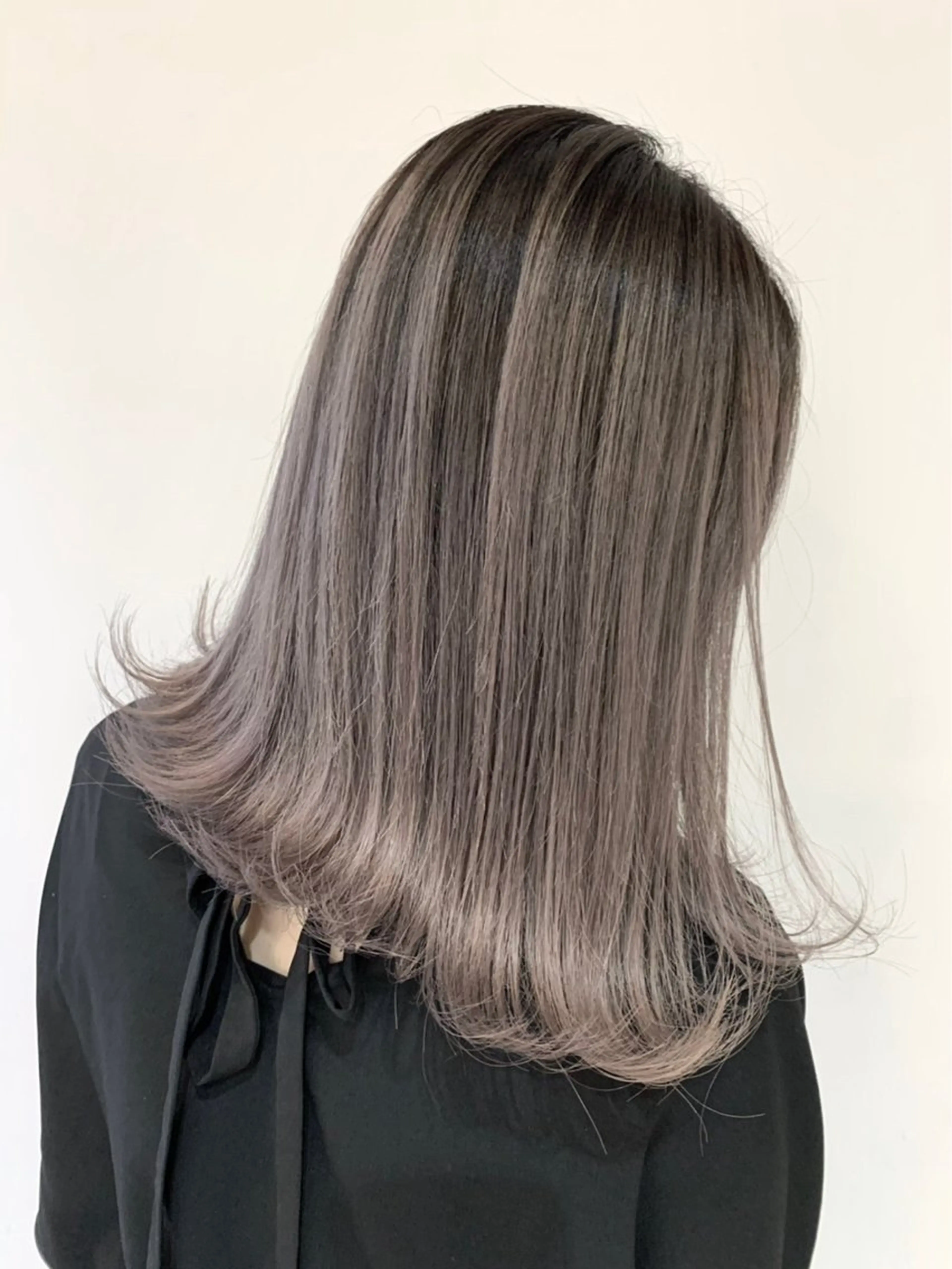 ミディアム カラー ヘアカラー トリートメント 【公式】amble luxe池袋東口🩷のヘアスタイル