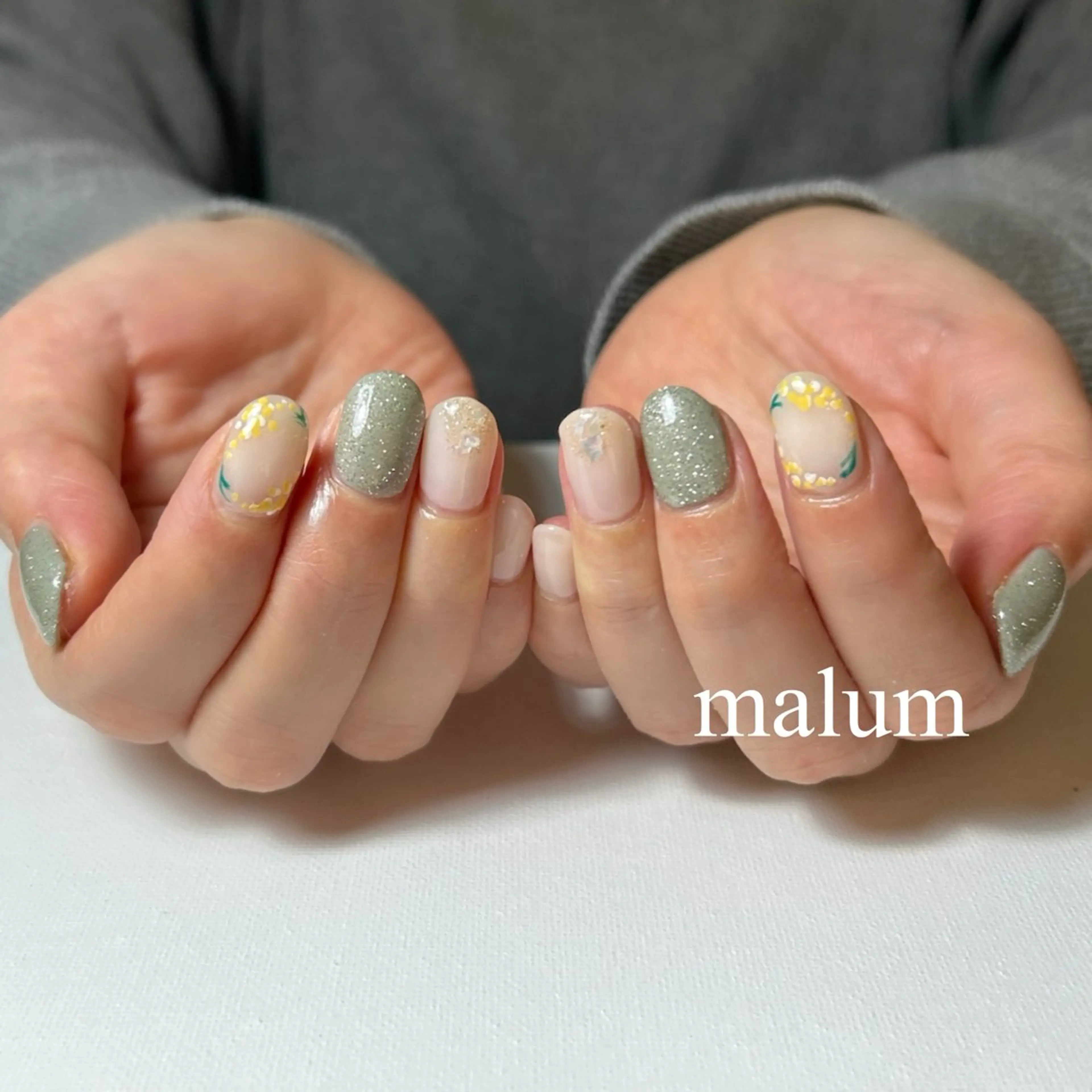 ネイル ハンドネイル malum nailのネイルデザイン