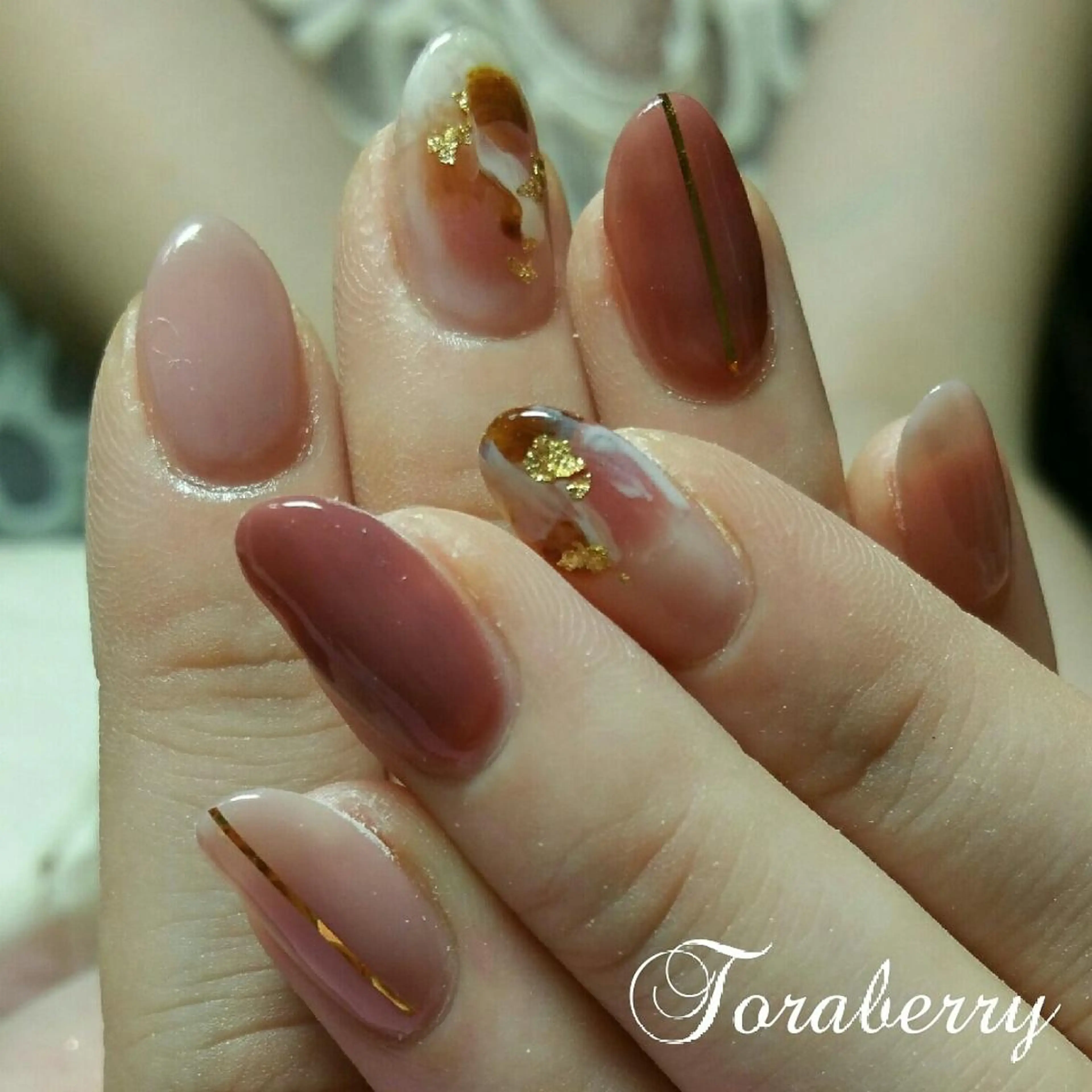 ネイル ニュアンスネイル ハンドネイル ネイリスト なつみのネイルデザイン