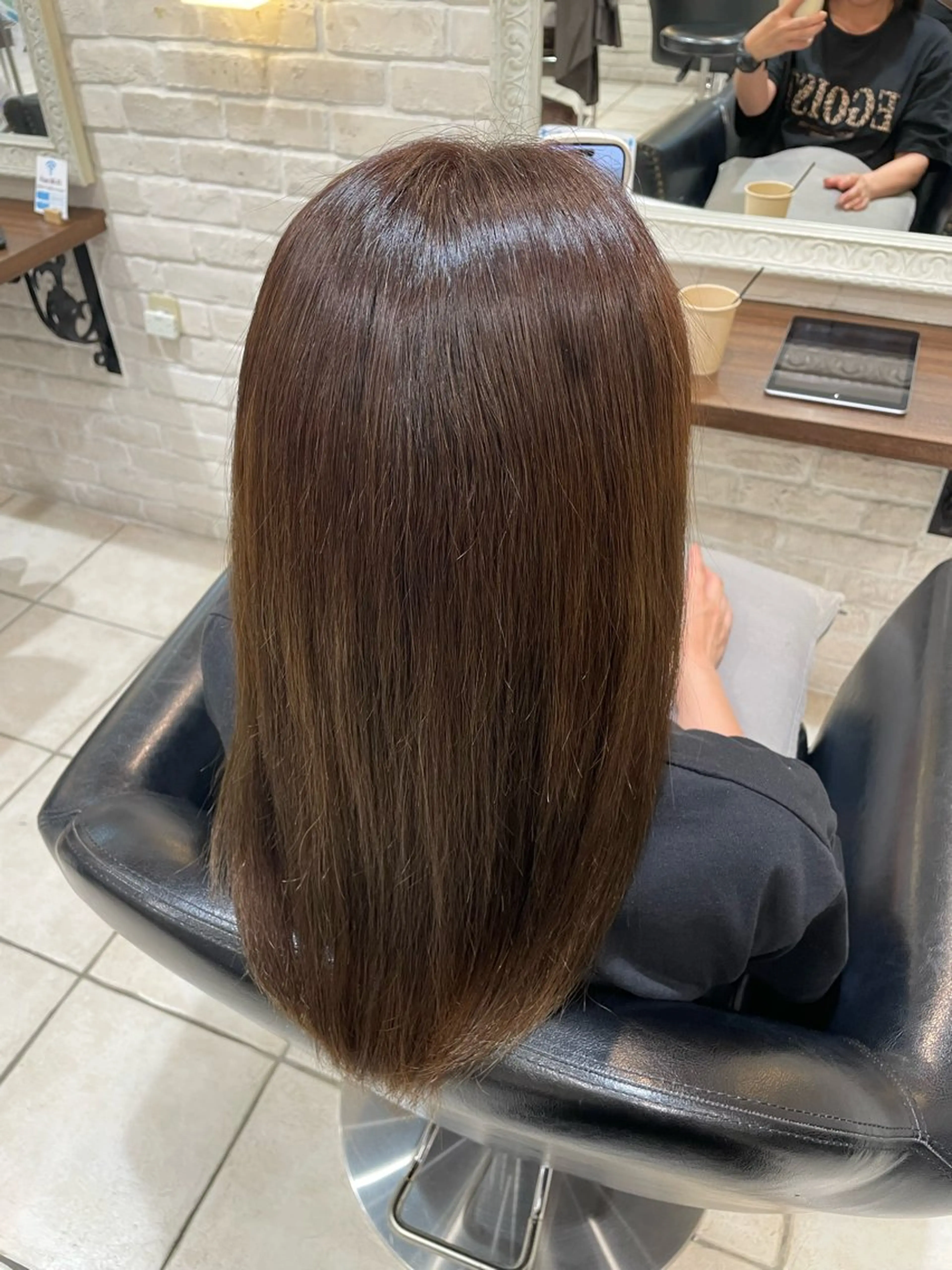 カラー ブリーチ ブラウンカラー グラデーションカラー オリーブブラウン ヘアカラー 🌼 misaki 🌼のヘアスタイル