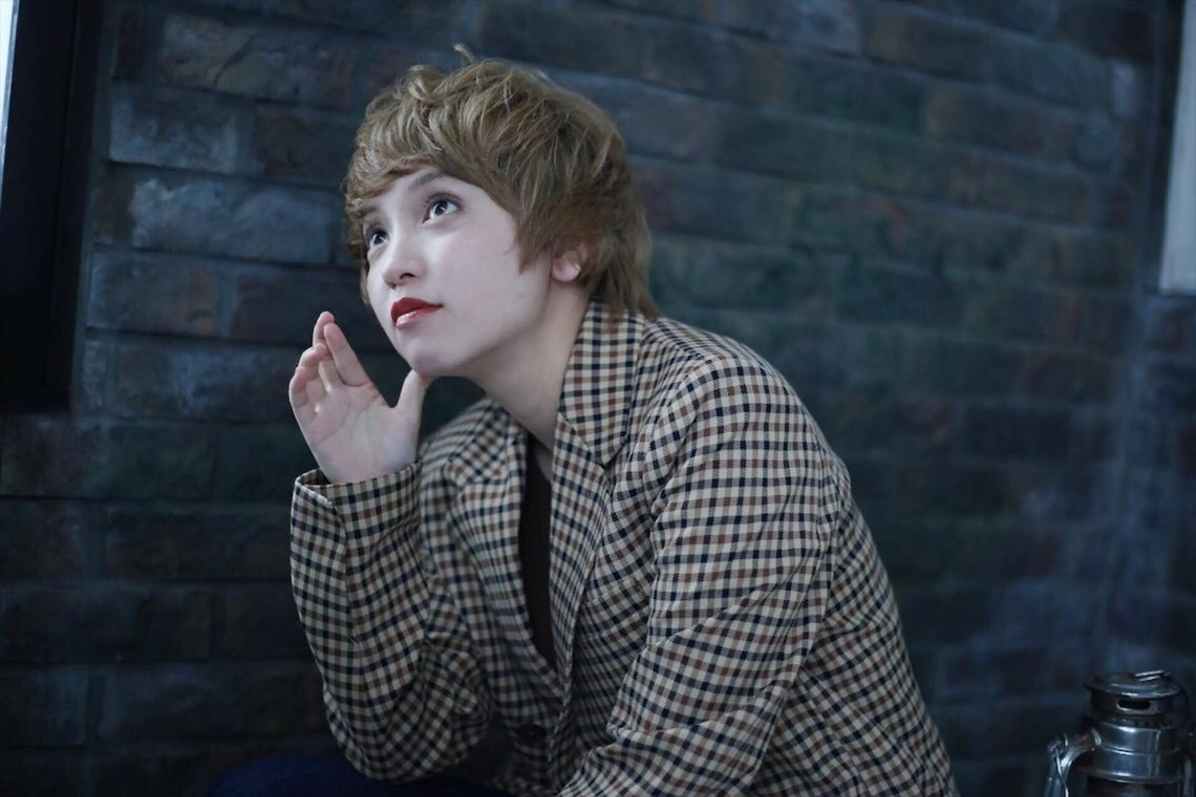 ショート カット ヘアカラー 中田  翔のヘアスタイル