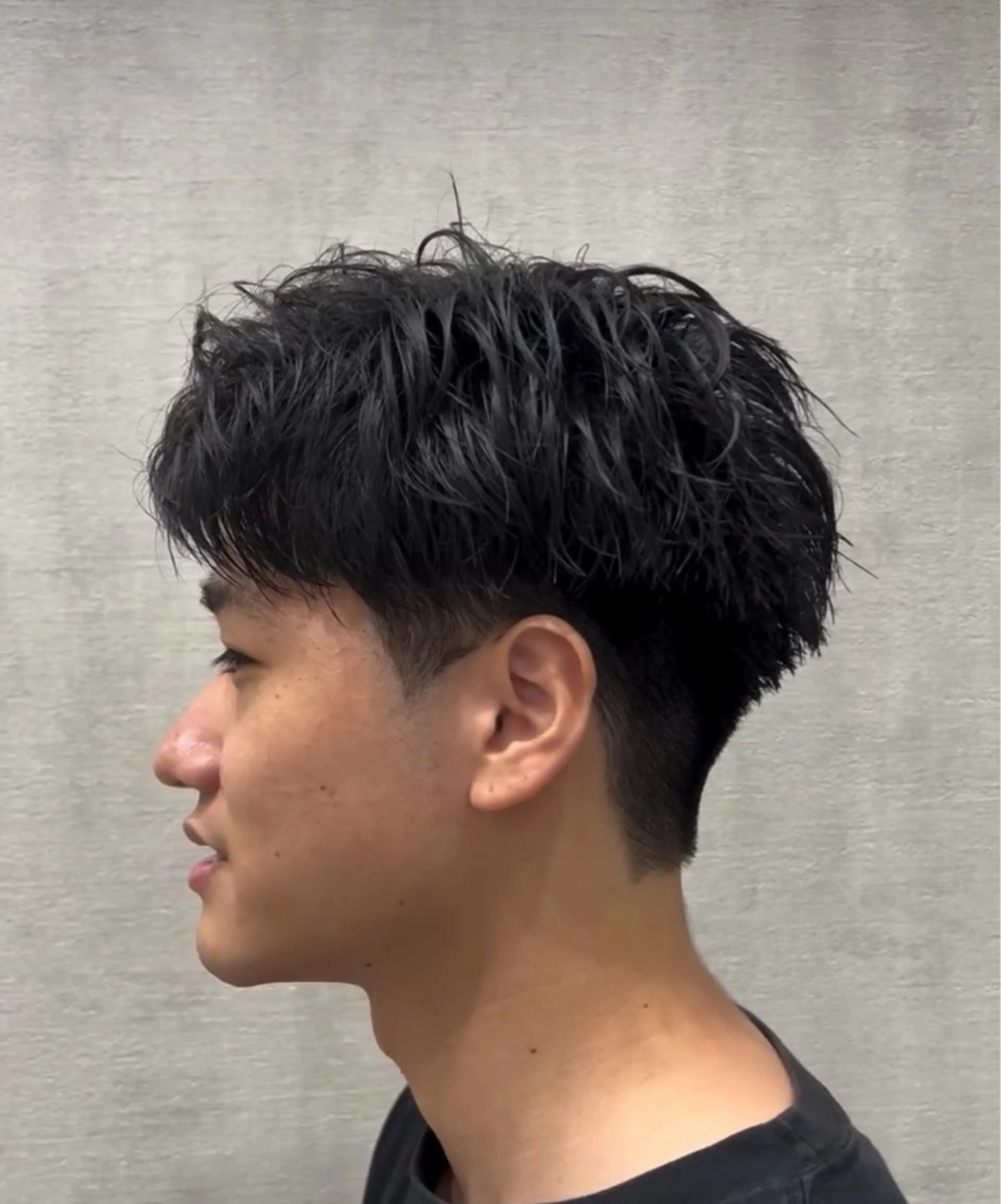 メンズ メンズヘア専門店SLAY西宮所属・曲がる縮毛矯正/西宮 パーマ/岡部 舜のヘアスタイル