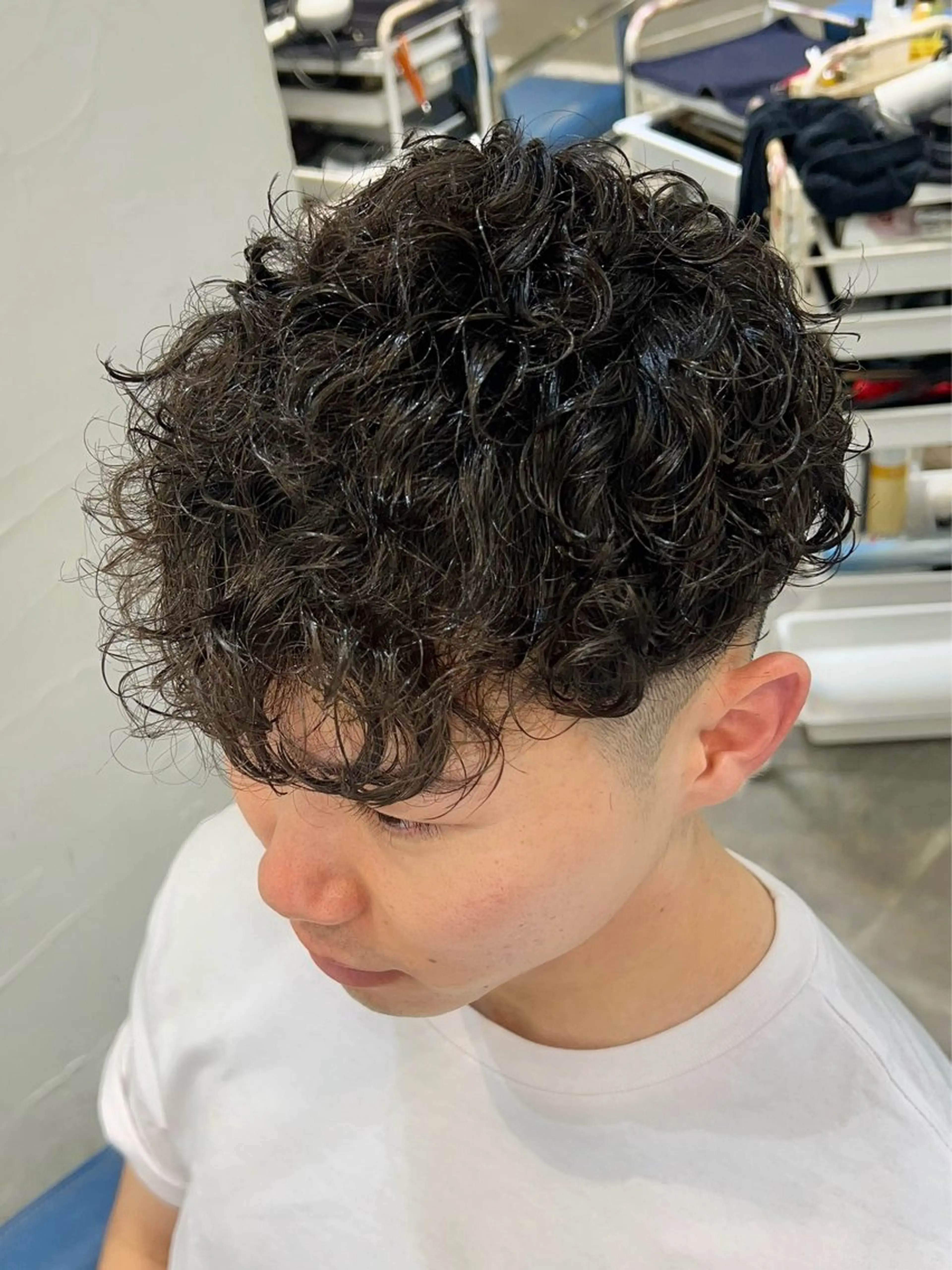 ロング パーマ カット パーマ ヘッドスパ メンズパーマ/ エクステ🌞セナのヘアスタイル