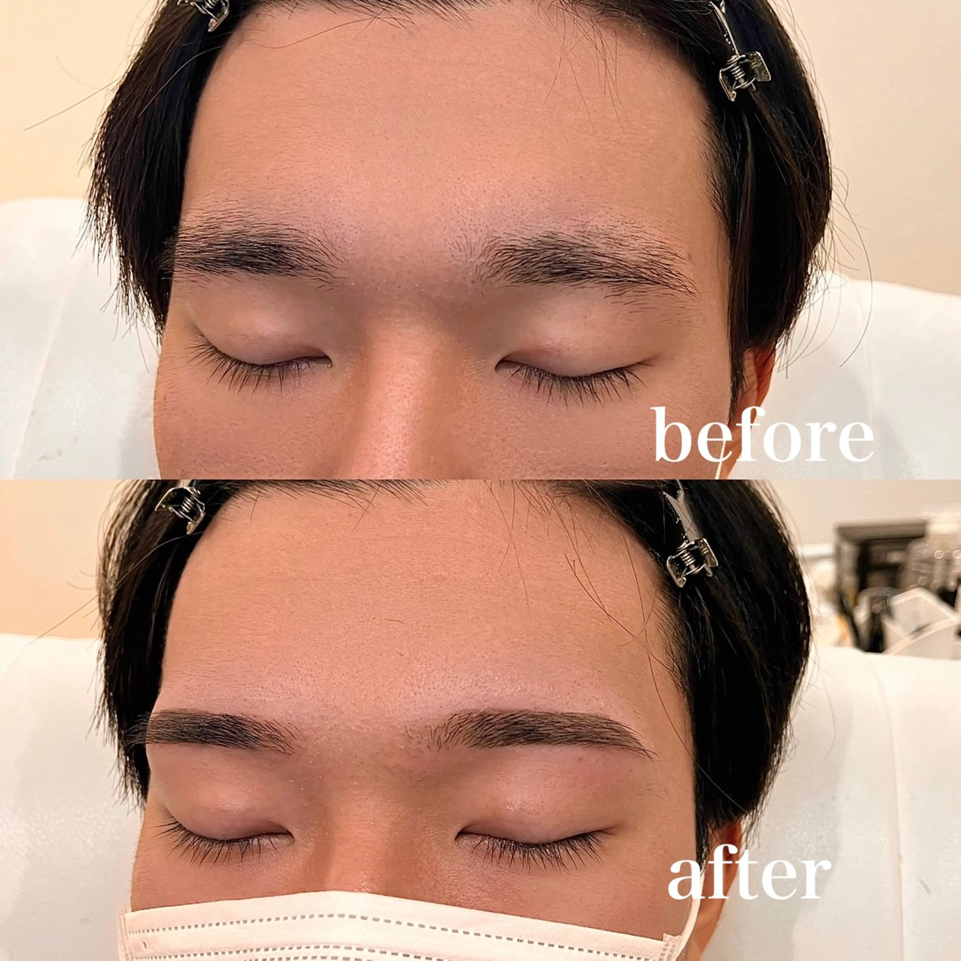 メンズ アイブロウ ワックス脱毛 眉カット その他(アイブロウ) 八田 紗希の眉毛・アイブロウイメージ