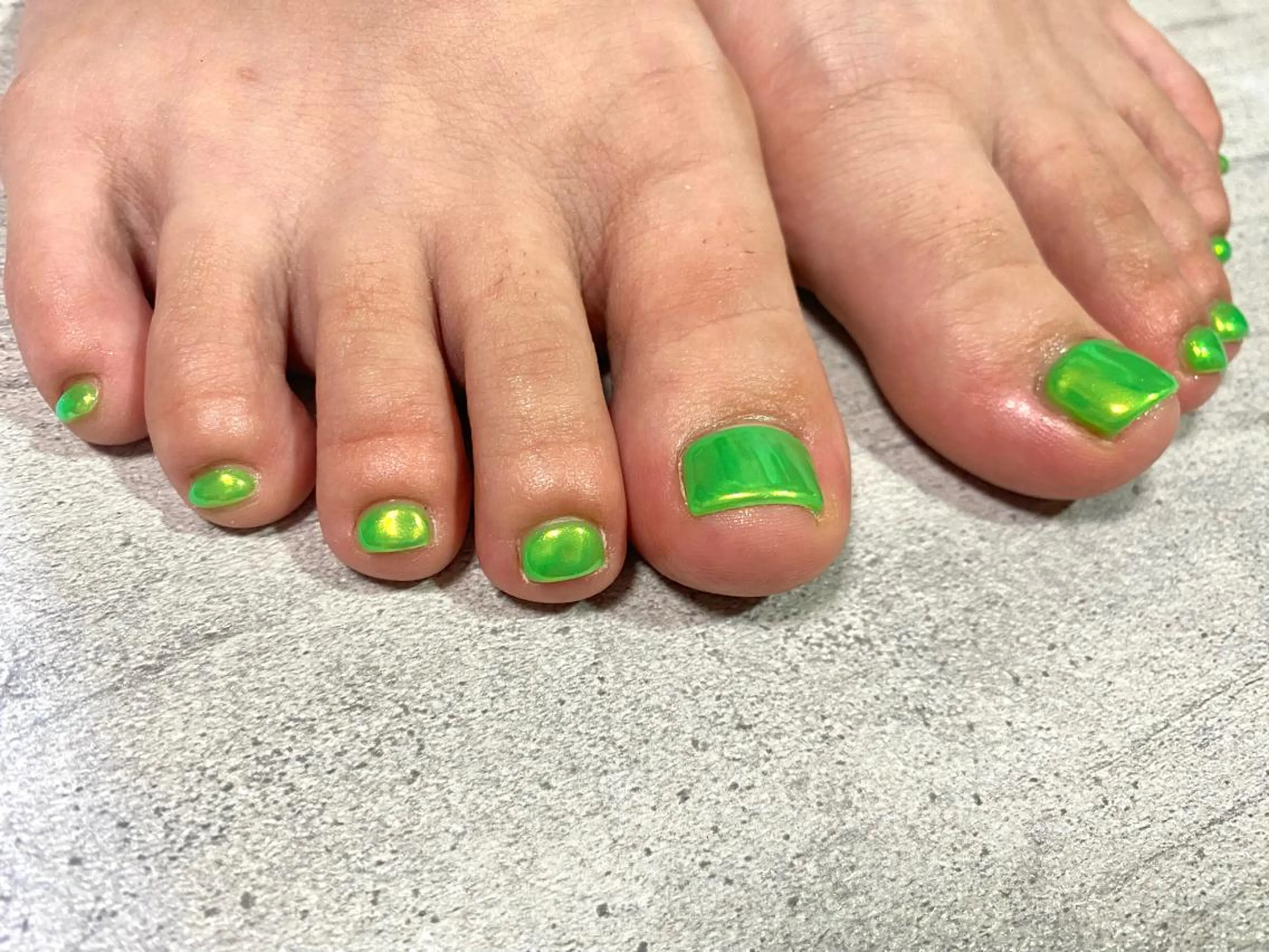 ショート カラー パーマ ヘアアレンジ メンズ キッズ ネイル マツエク・マツパ アイブロウ オーロラネイル フットネイル 今福鶴見ネイル 8(ｴｲﾄ)のネイルデザイン