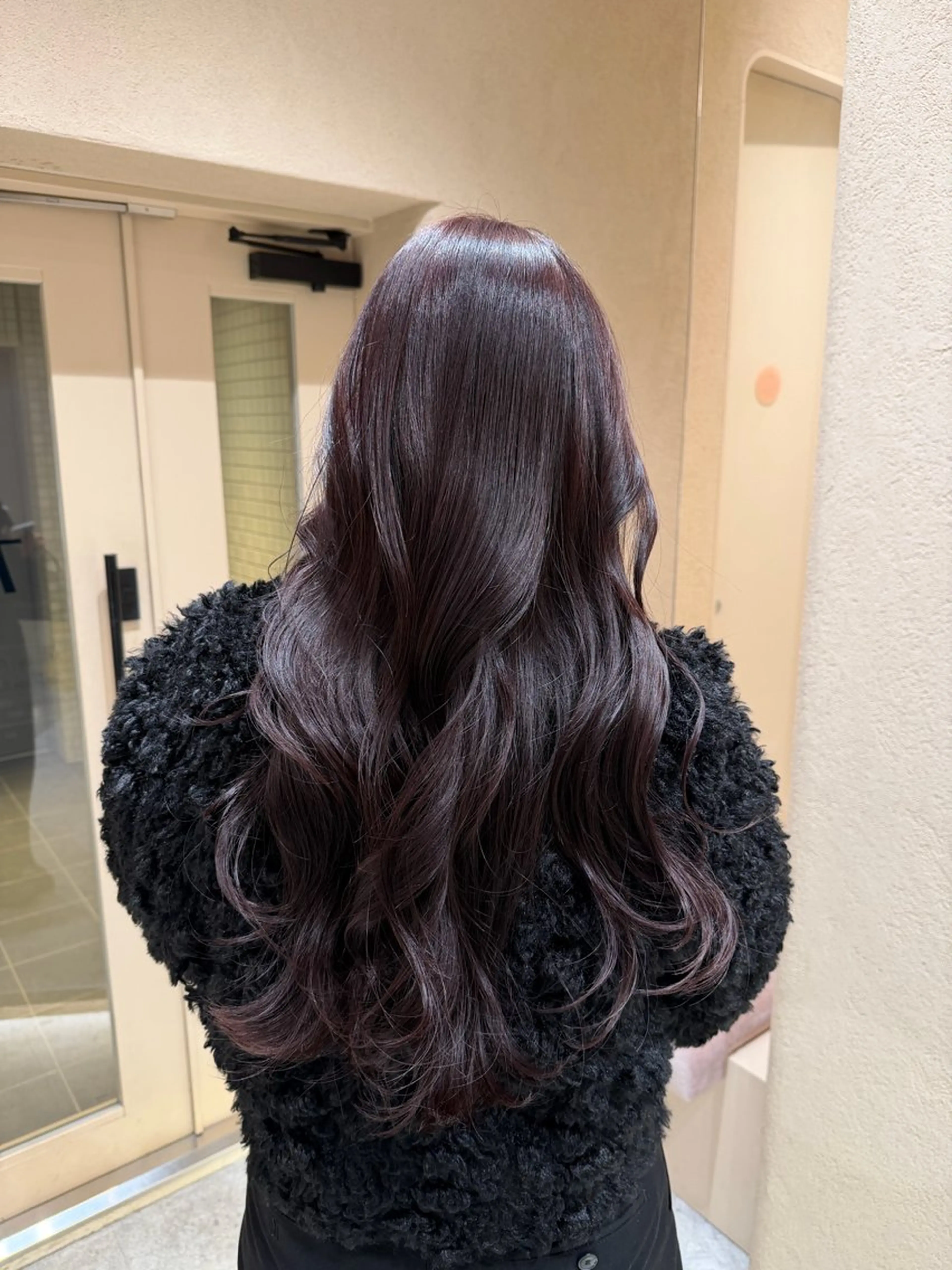 セミロング カラー ラベンダーカラー カット ヘアカラー トリートメント 暖色系カラー/オリー ブカラー💚宮城のヘアスタイル