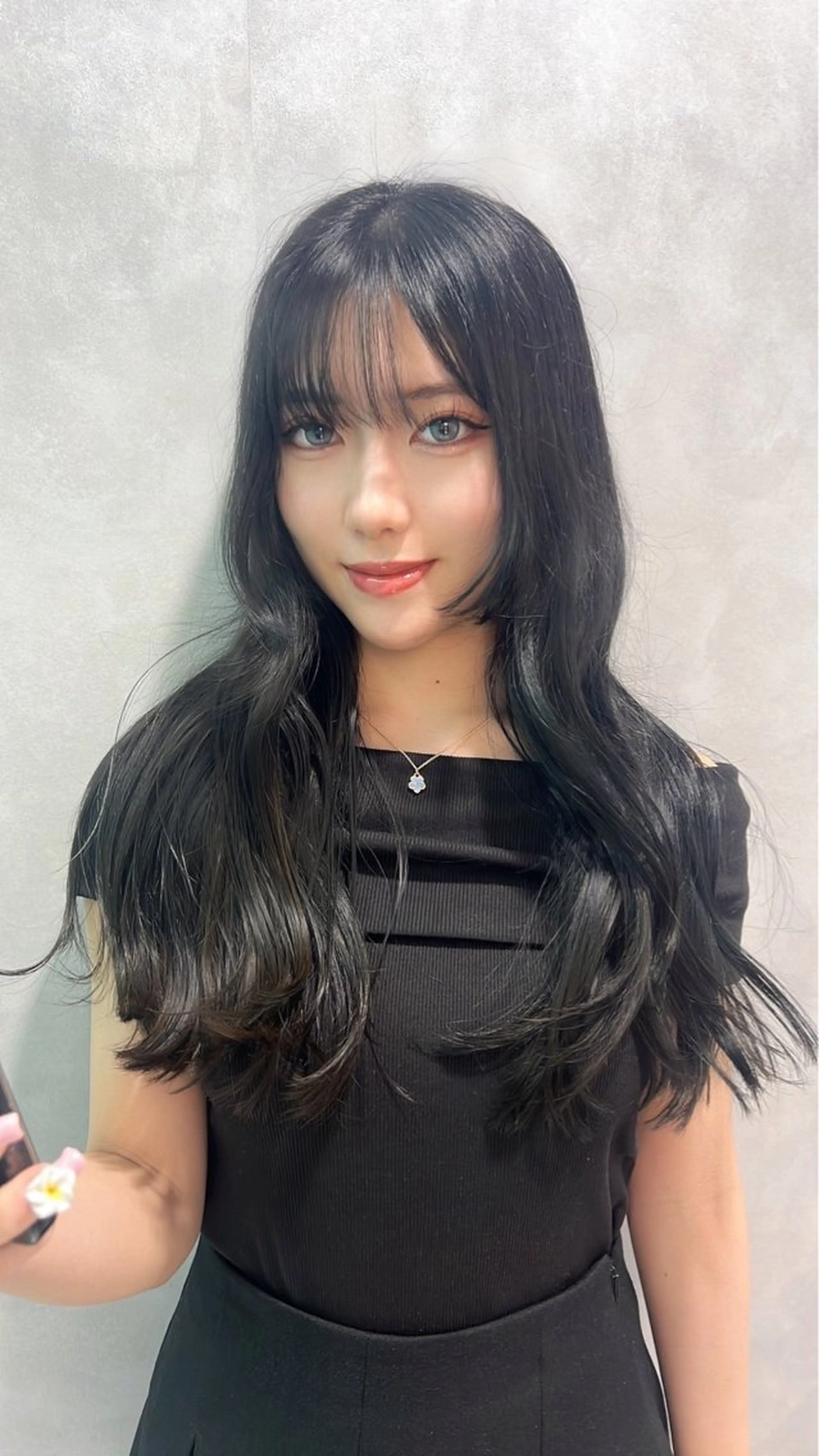 カラー 透明感カラー ヘアカラー トリートメント Risa/盛れる レイヤー/カラー特化のヘアスタイル