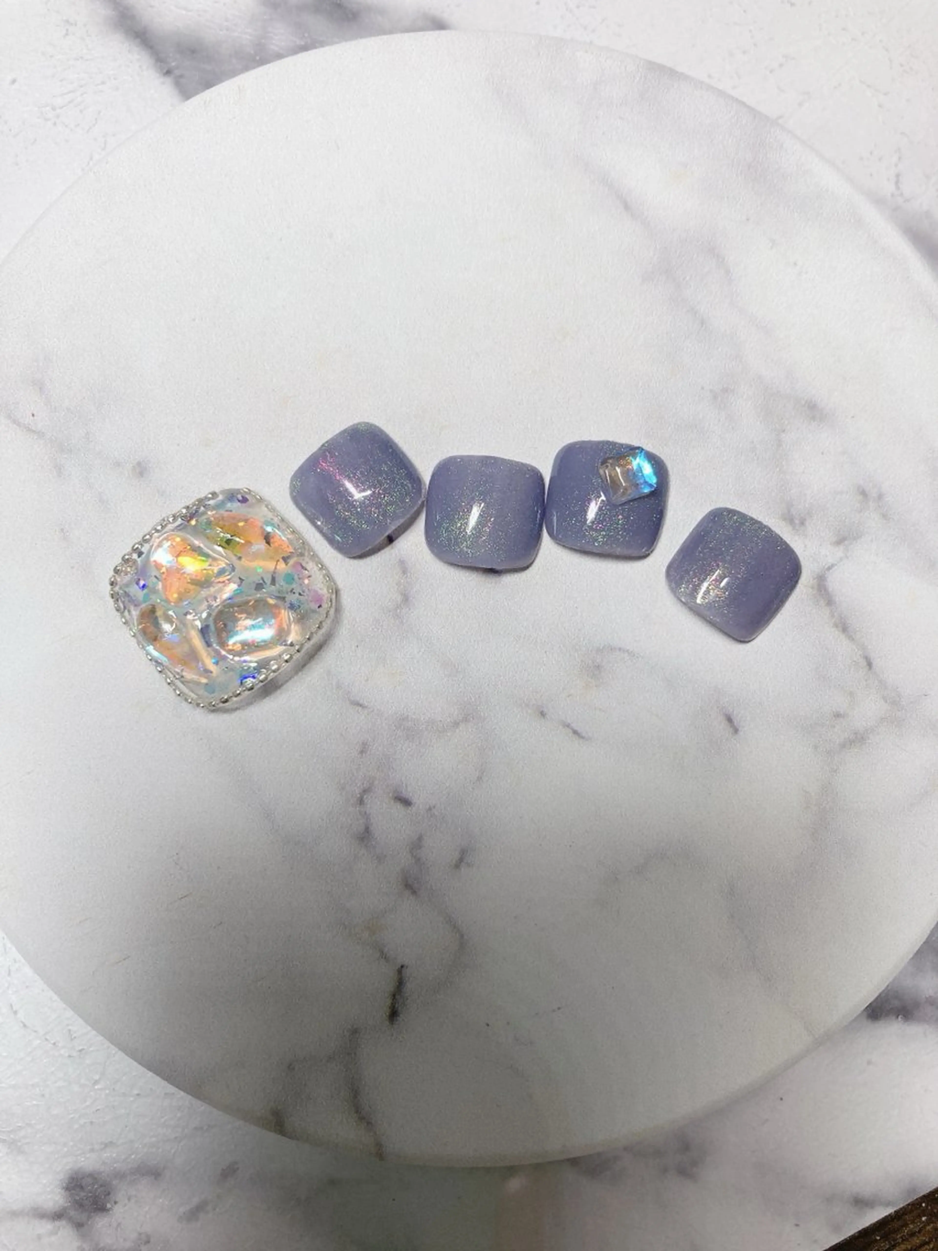 💎ワンホンフットネイル✨✨の写真