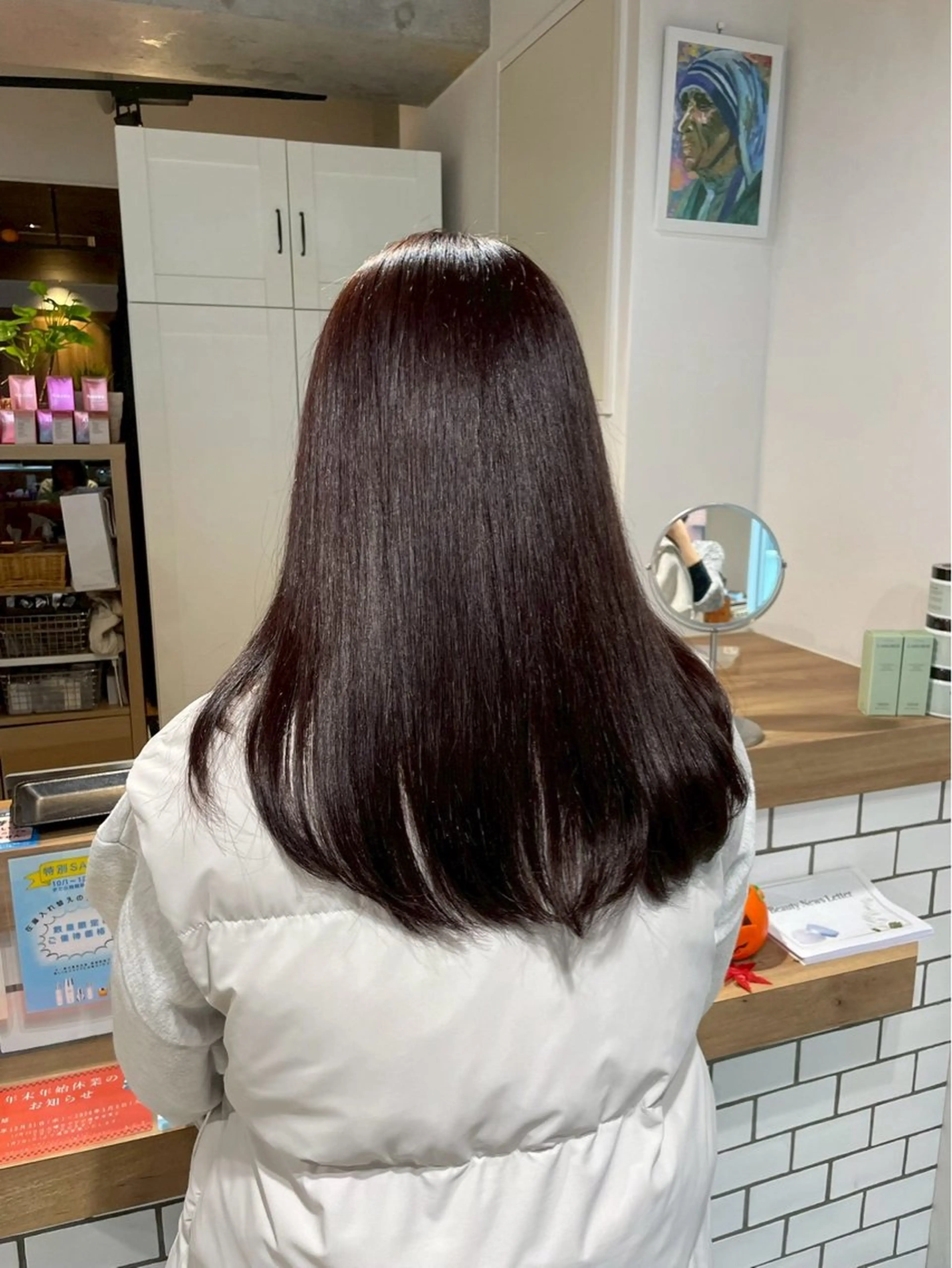 ミディアム ボブ/透明感カラー/ あかねのヘアスタイル