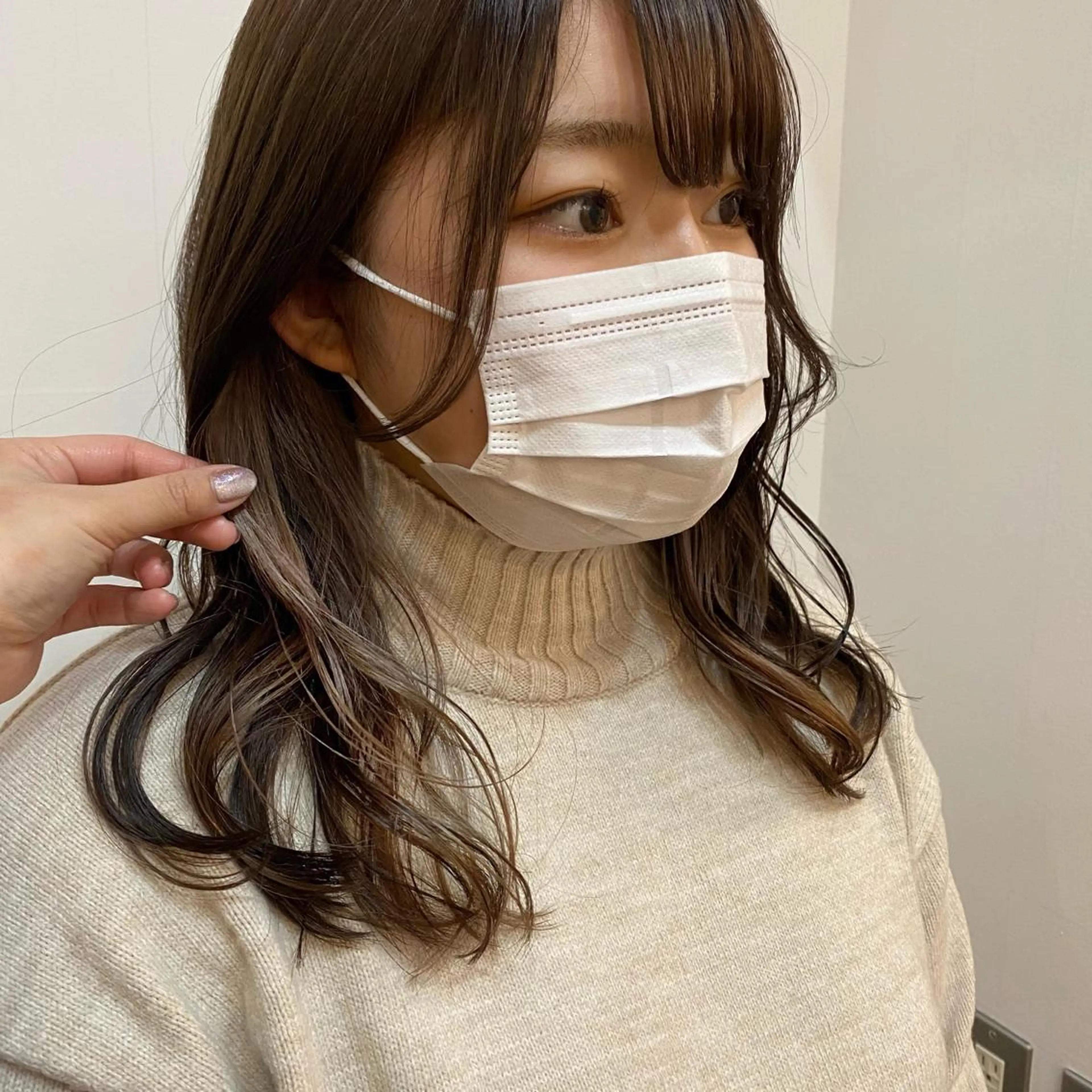 セミロング カラー 🪭risa 暖色/レイヤー🪭のヘアスタイル