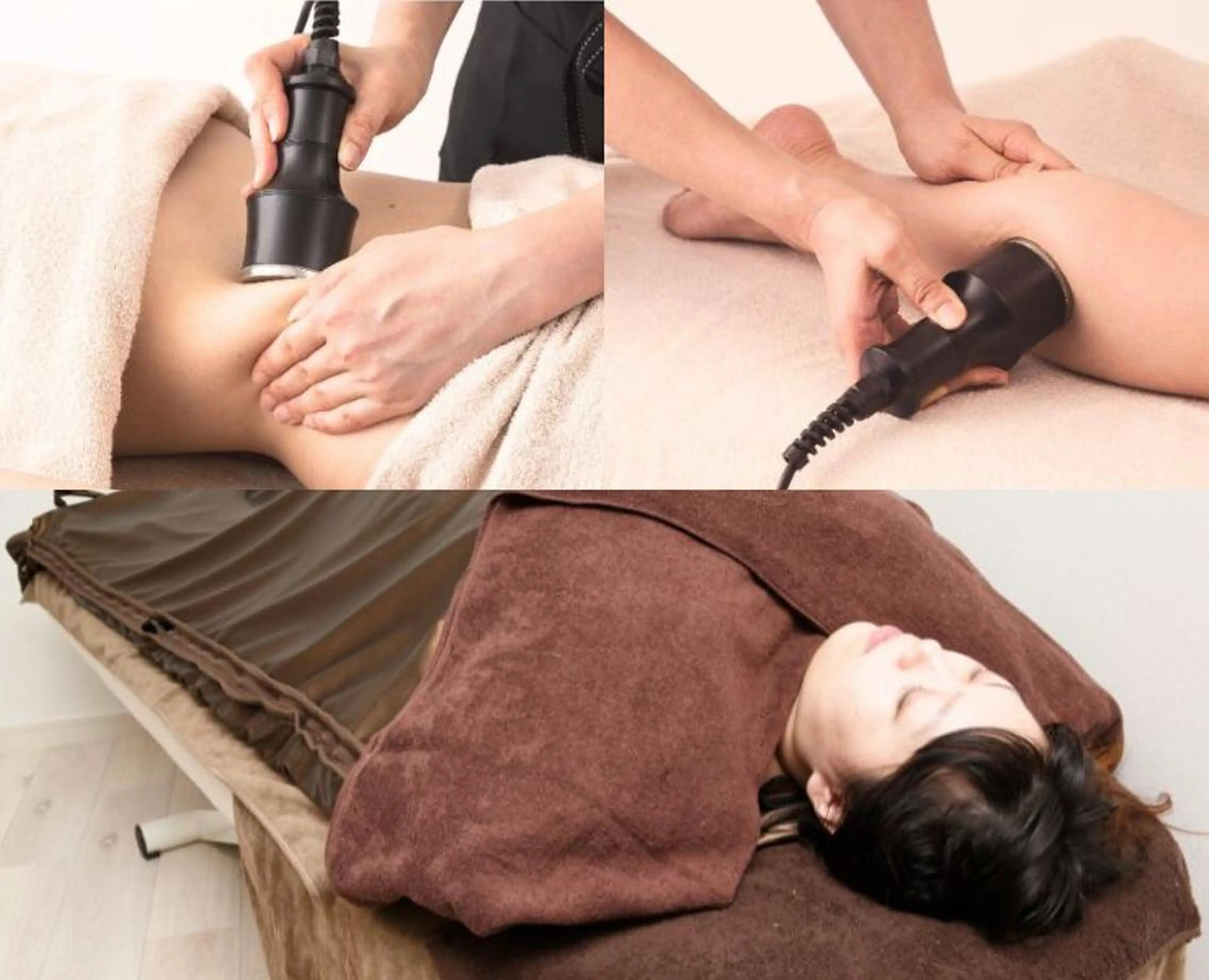 ✨【オススメ】✨全身セル脂肪ケア!①全身キャビテーション✖②遠赤外線発汗 2種のマシンでしっかり施術🔥 4980円の写真