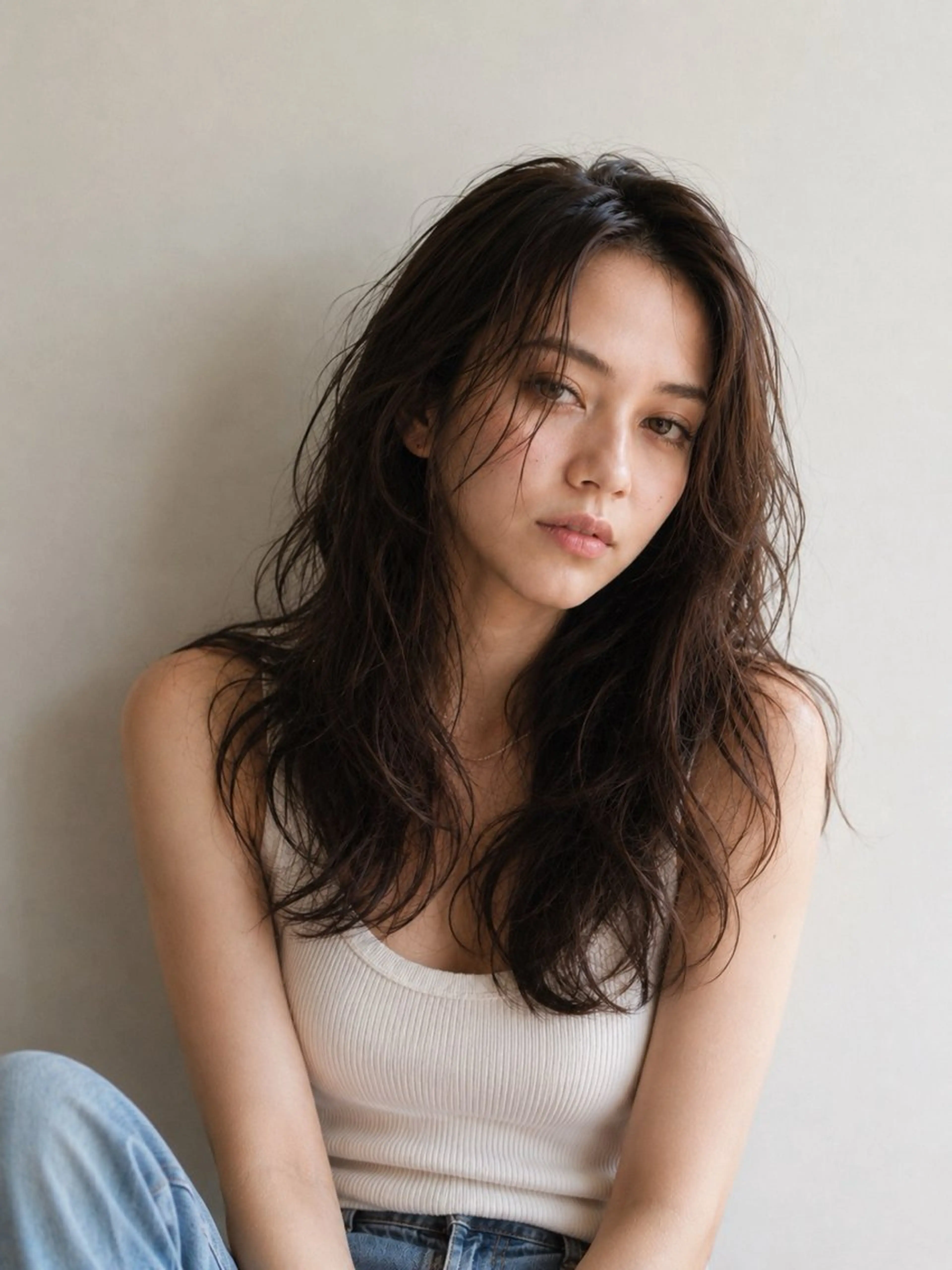 ロング hair＆life 9’sのヘアスタイル