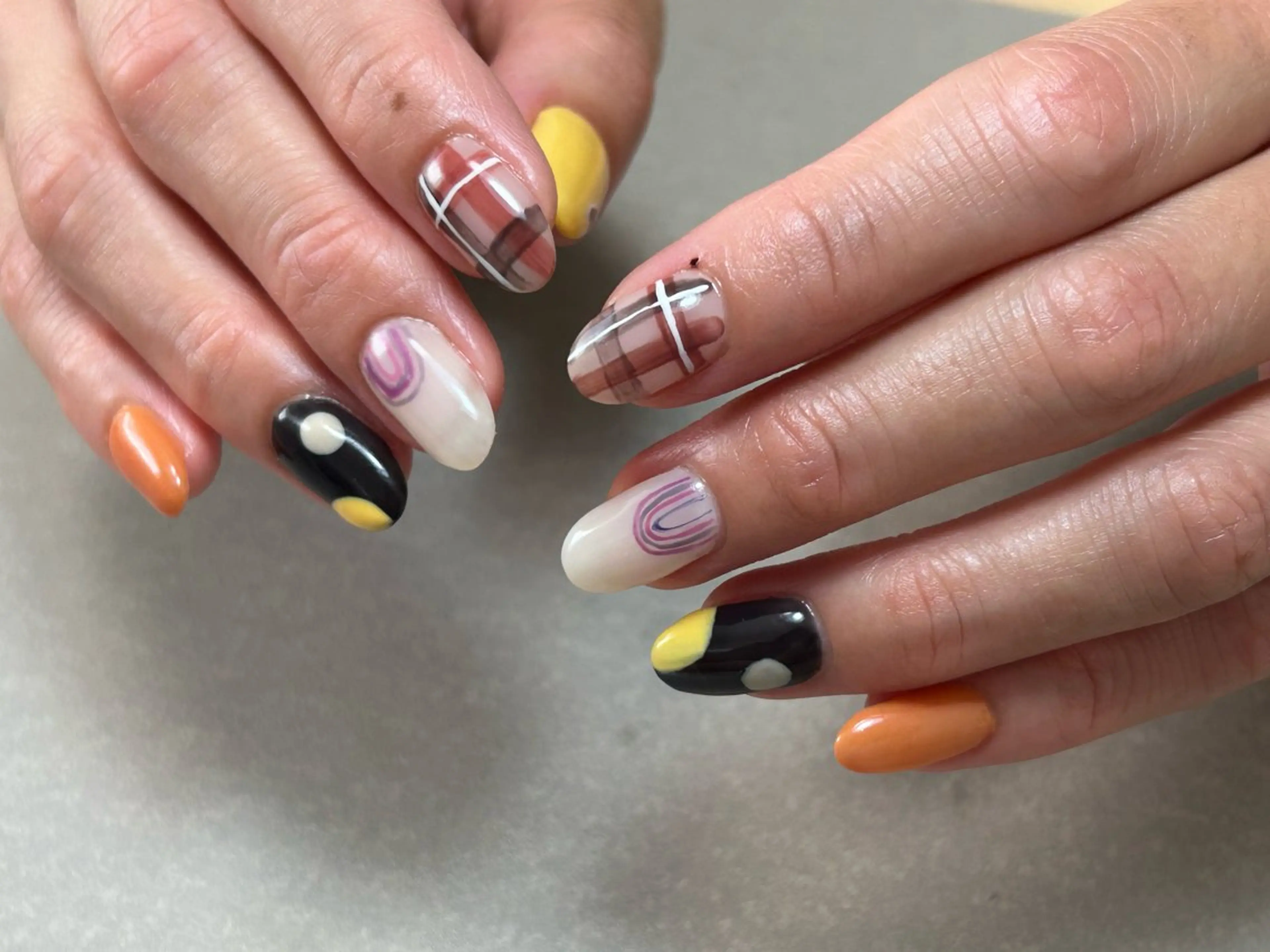 ネイル ハンドネイル amo_nail 岡山市南区自宅ネイルのネイルデザイン
