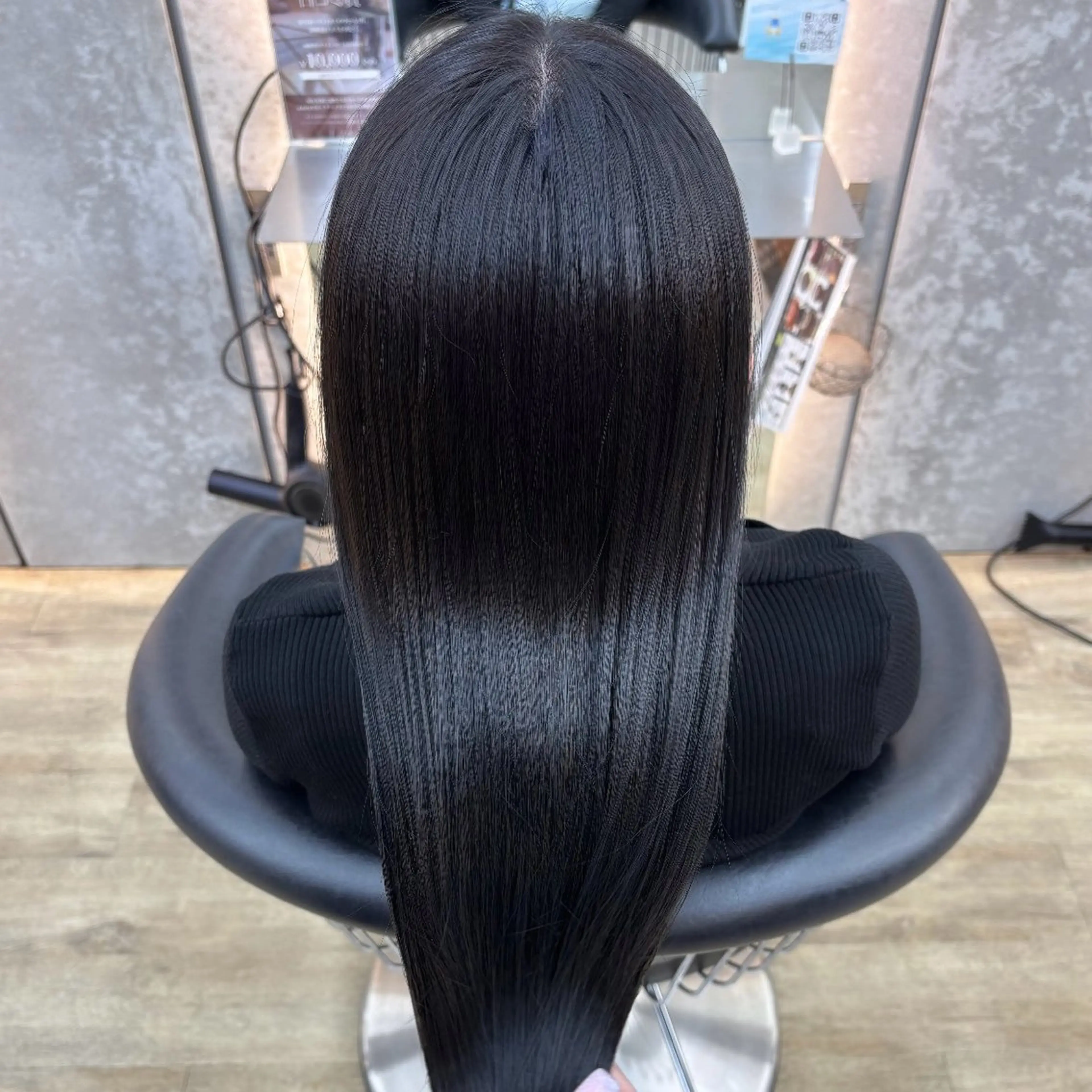 ロング 髪質改善 縮毛矯正 縮毛矯正 トリートメント 韓国💞艶カラー/ 髪質改善/ハルカ🌙のヘアスタイル