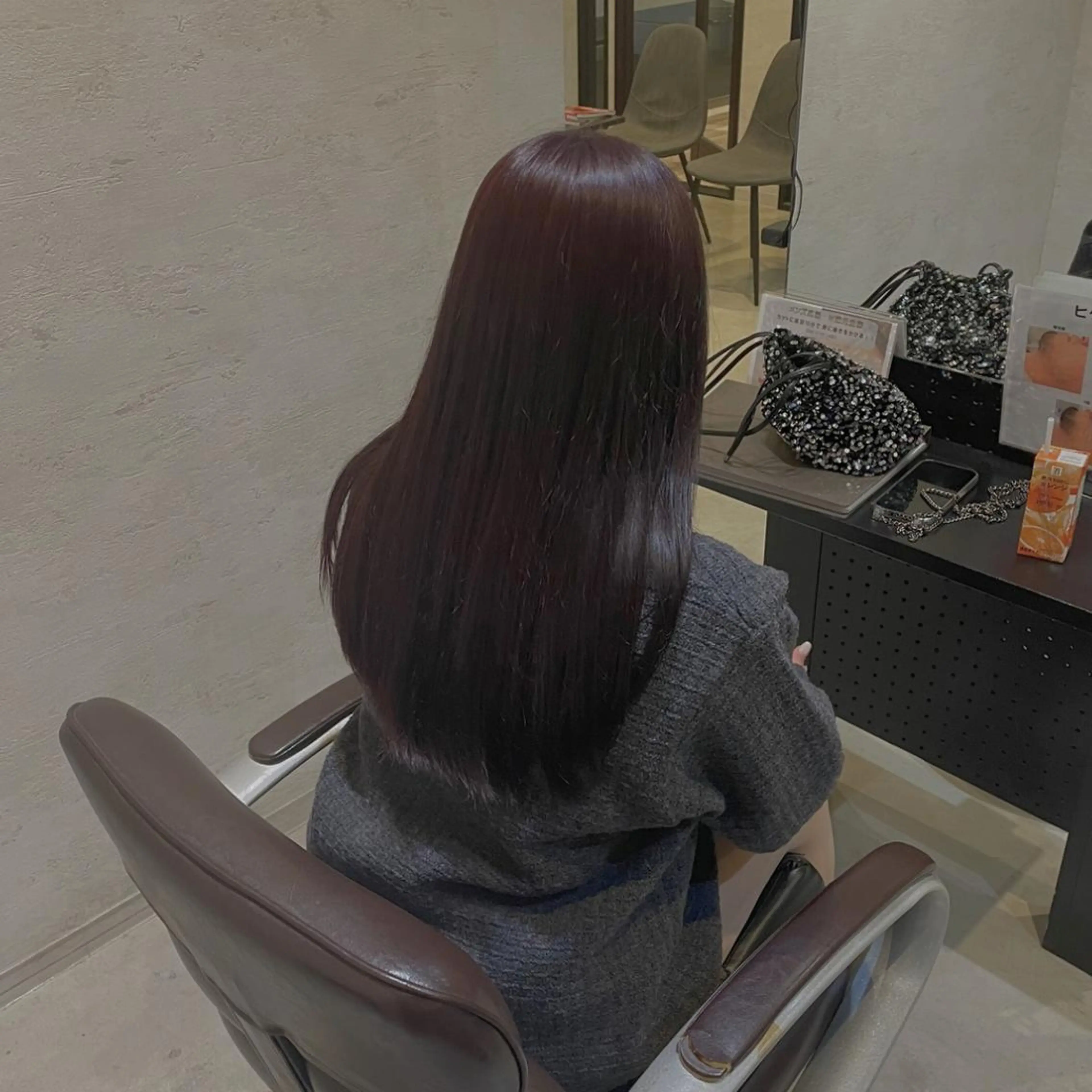 セミロング パーマ 阿部 大陽のヘアスタイル