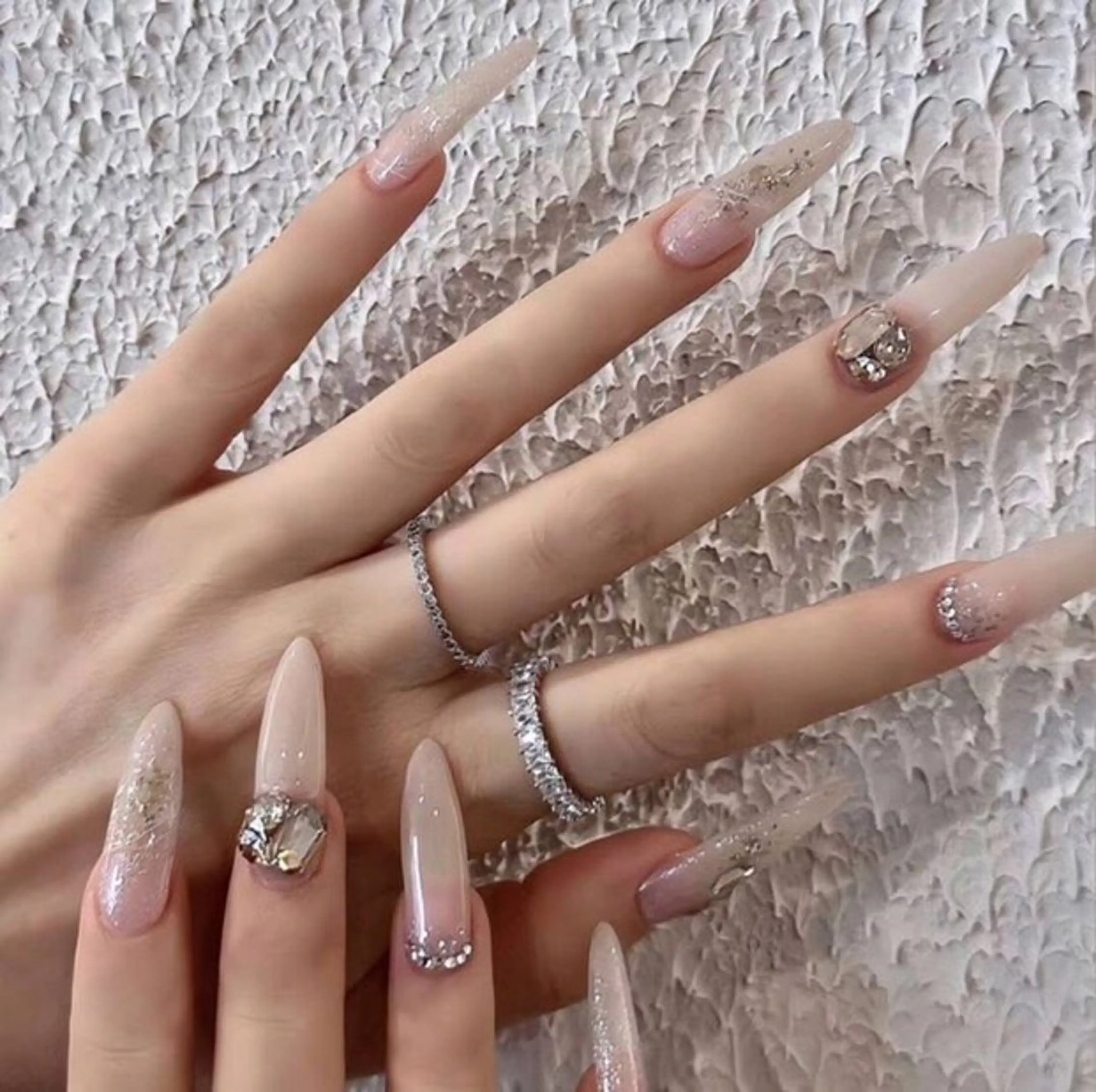 ネイル アートネイル ジェルネイル グラデーション マグネットネイル ニュアンスネイル ハンドネイル Ryu nail studioのネイルデザイン