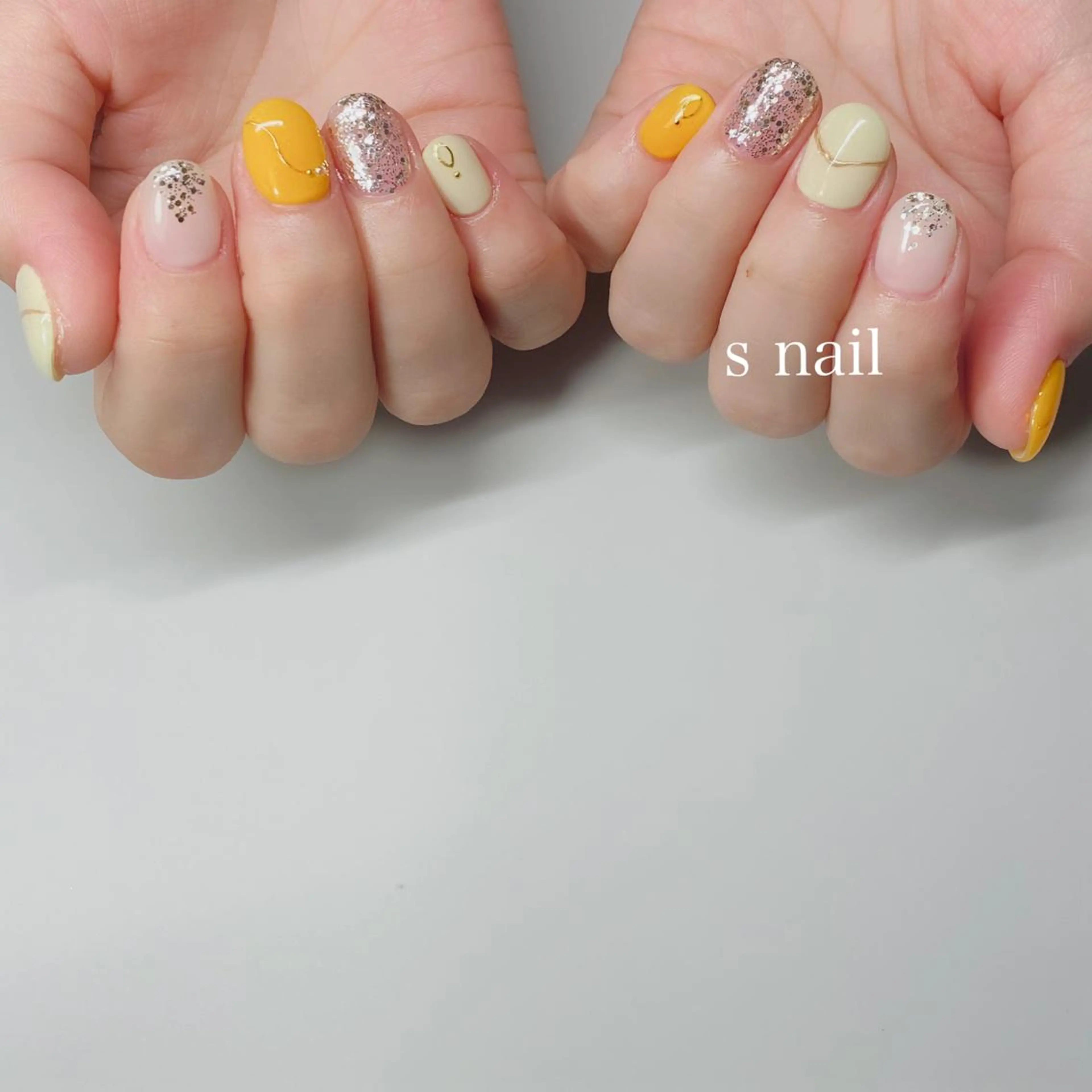 ネイル アートネイル ワンカラーネイル ハンドネイル フットネイル s nail さとよしみゆきのネイルデザイン