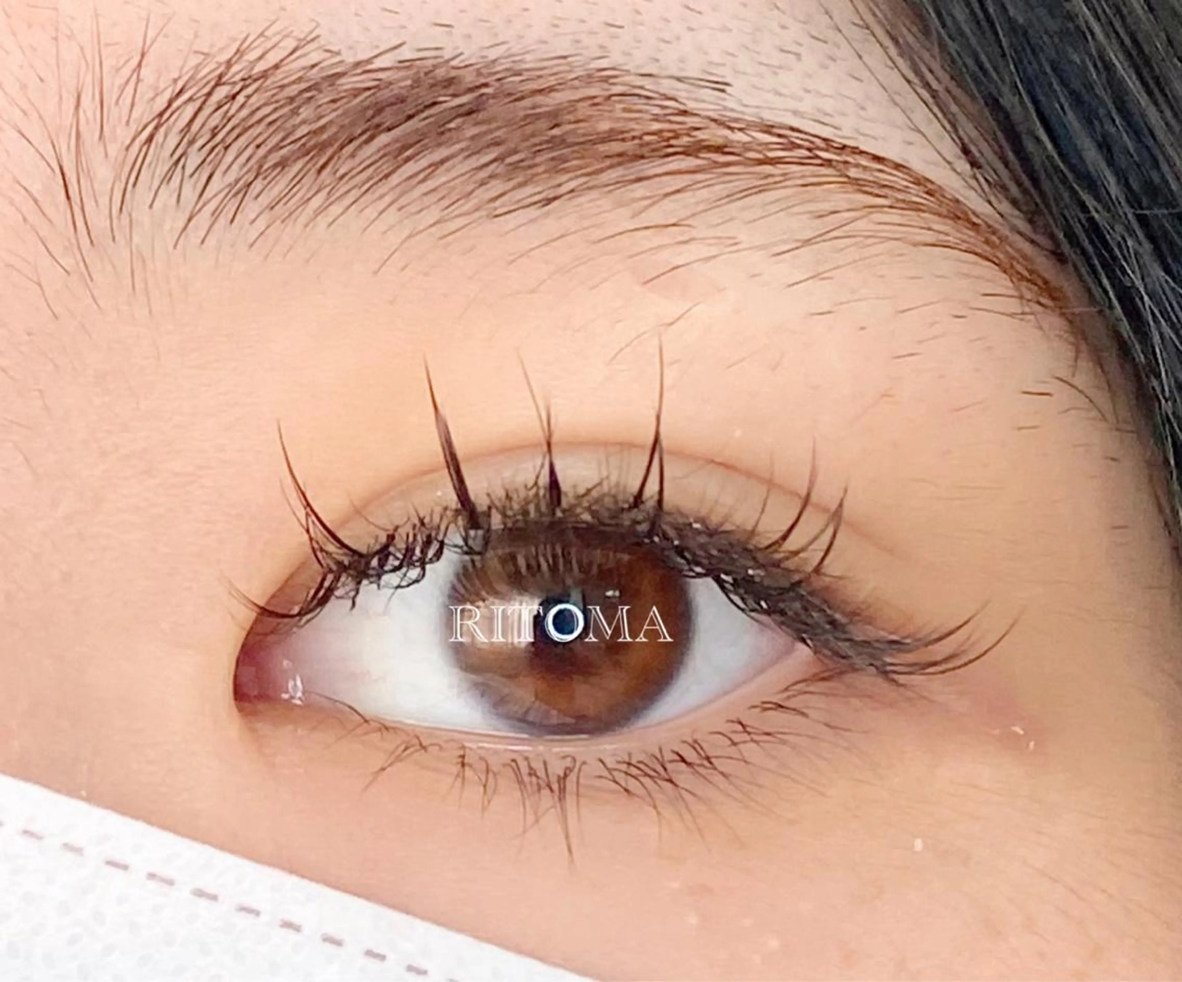 マツエク・マツパ 韓国風マツエク ボリュームラッシュ ワンホンマツエク マツエク RITOMA ritomaのマツエク・マツパデザイン