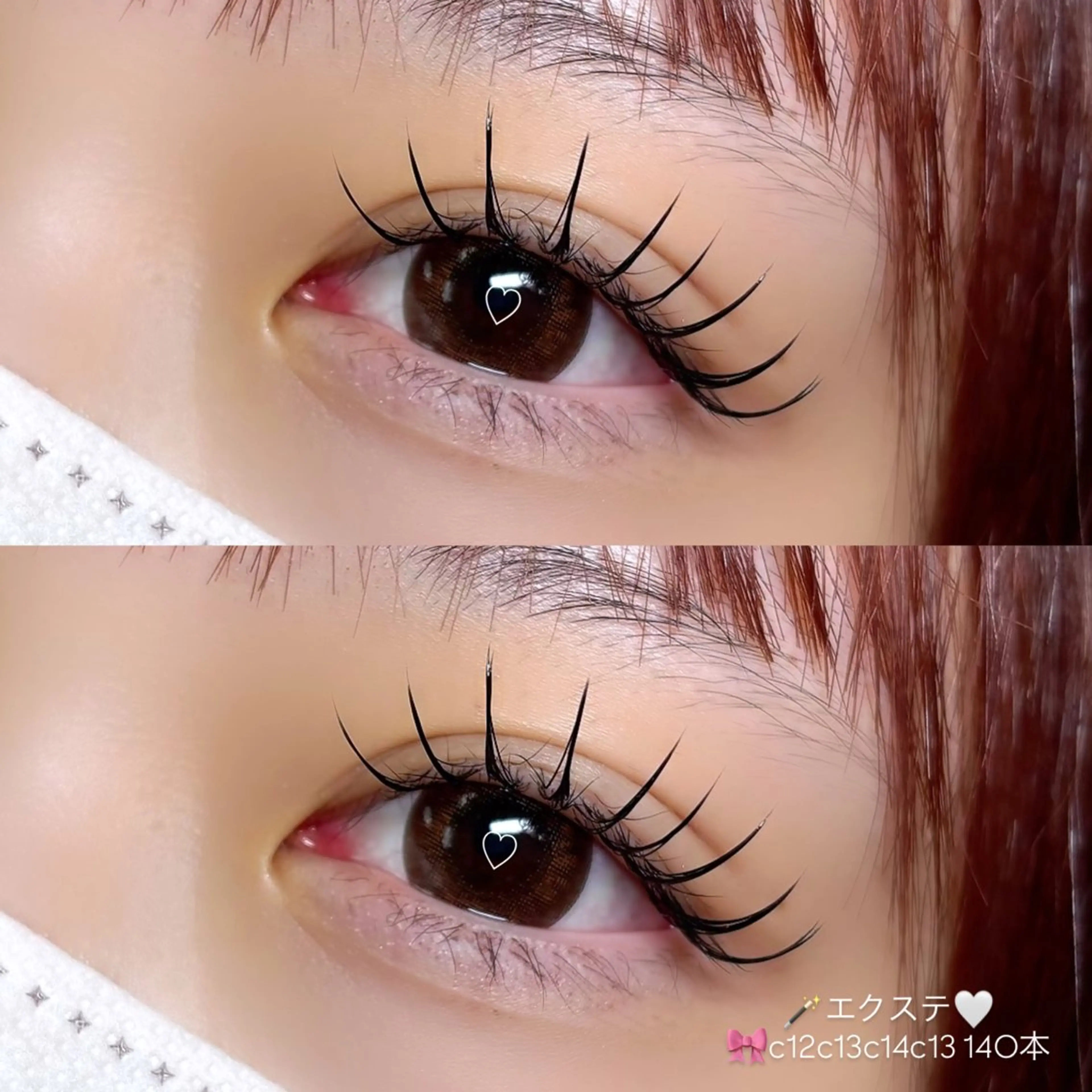 マツエク・マツパ 💘🪄イトウ リナ🖤🦋のマツエク・マツパデザイン