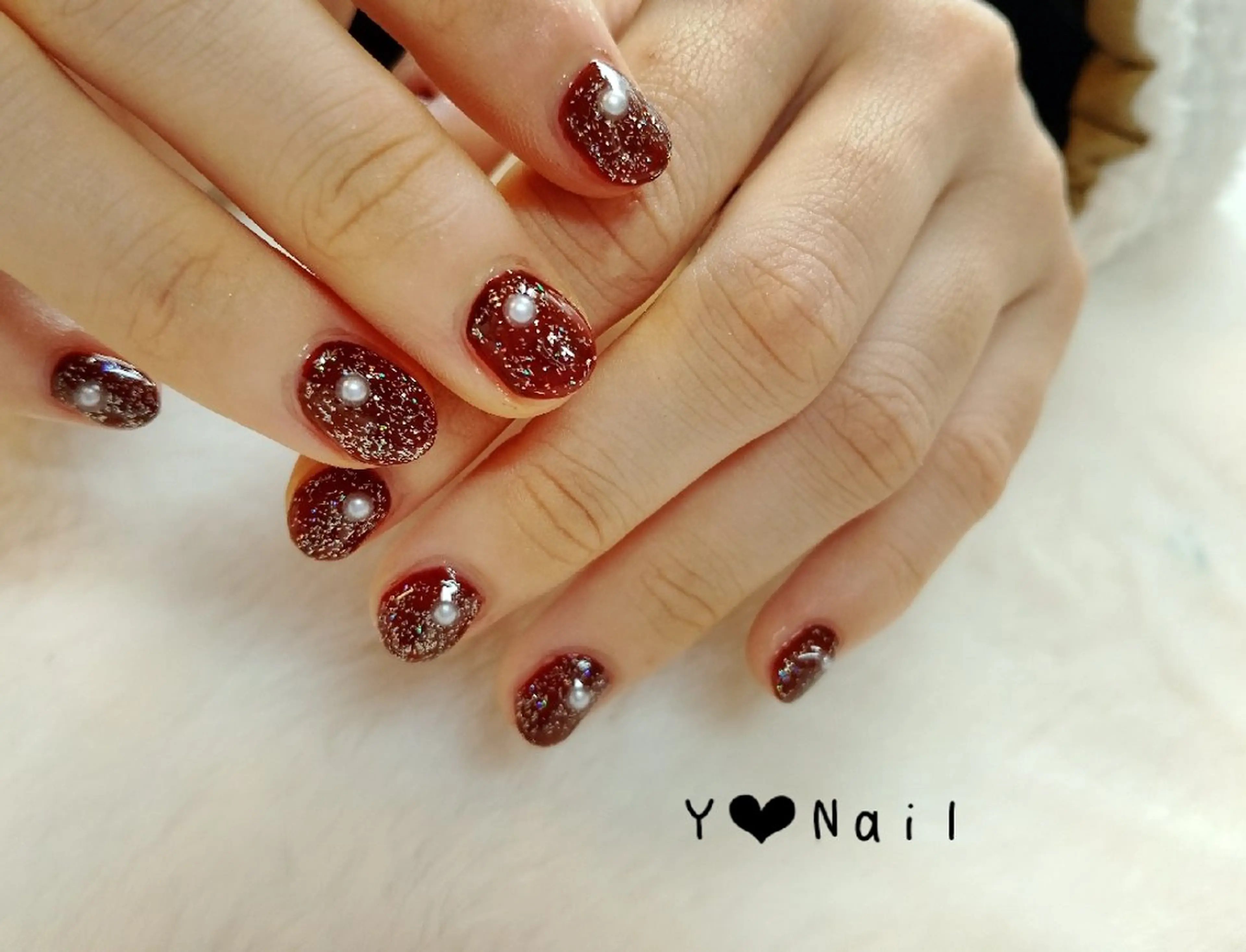 ネイル 成人式 中島 泰子のネイルデザイン