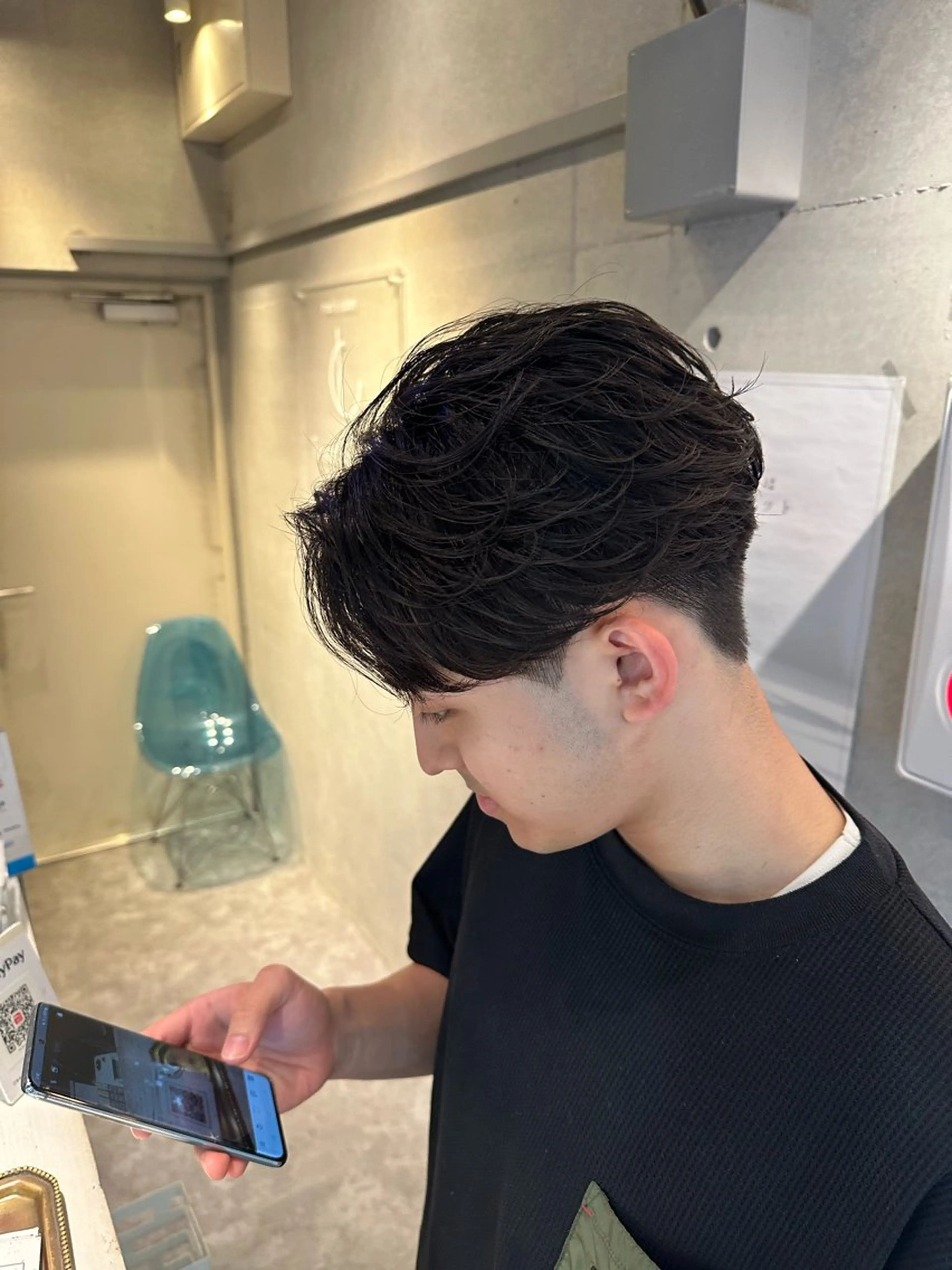 パーマ メンズ カット パーマ 💎メンズカット ／フェザー／細野💎のヘアスタイル