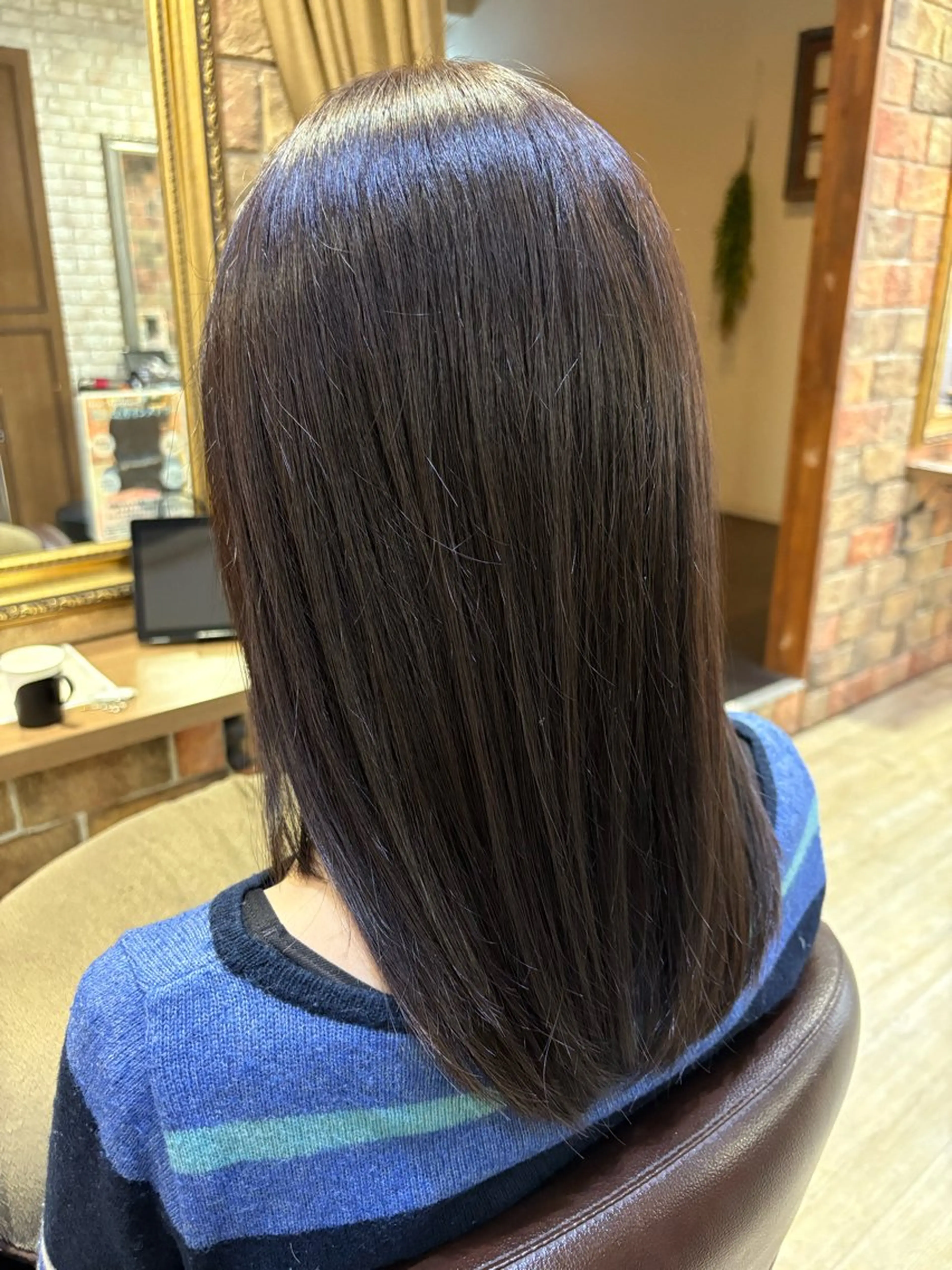 セミロング 田中 元規のヘアスタイル