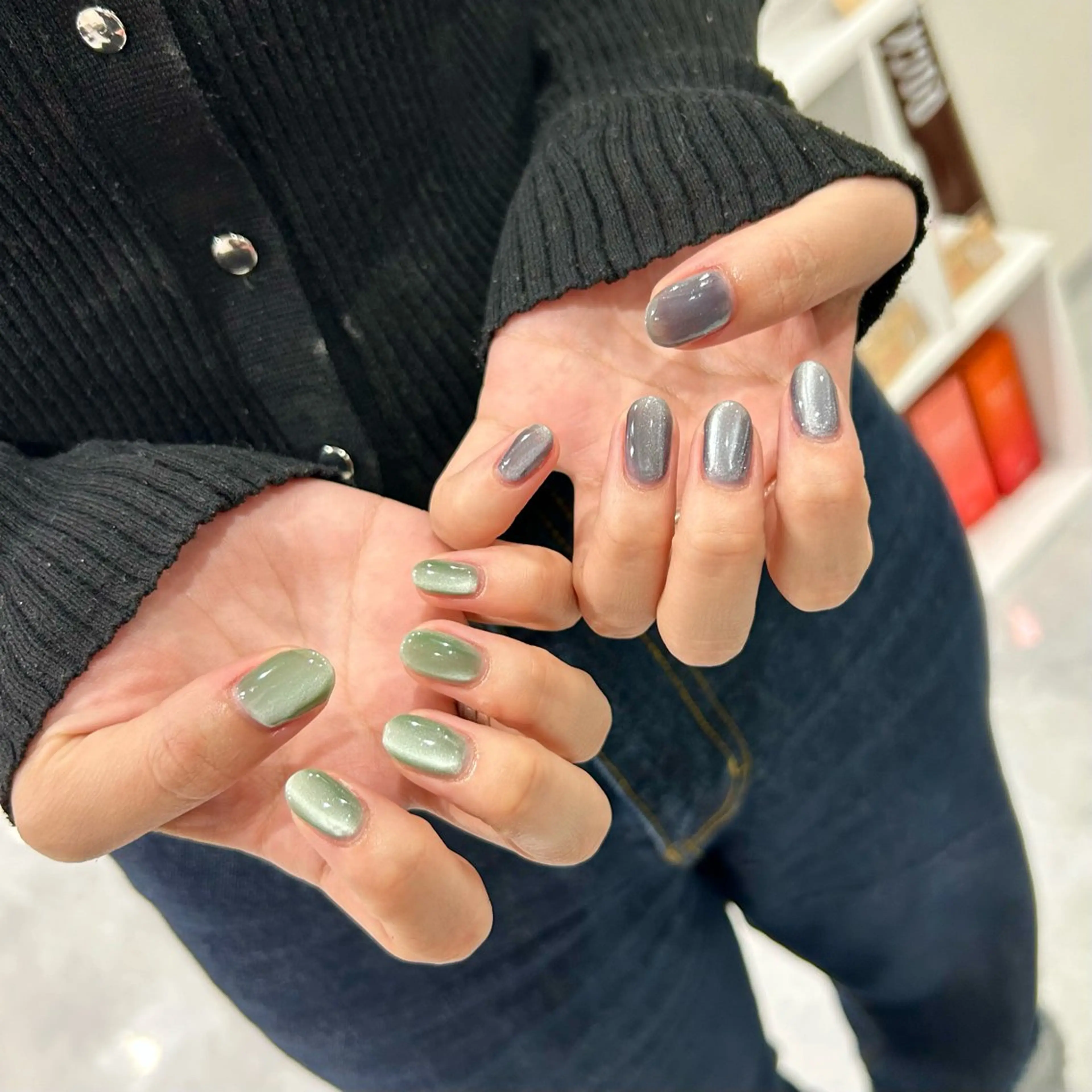 ネイル マグネットネイル ハンドネイル RYO ／Amourのネイルデザイン