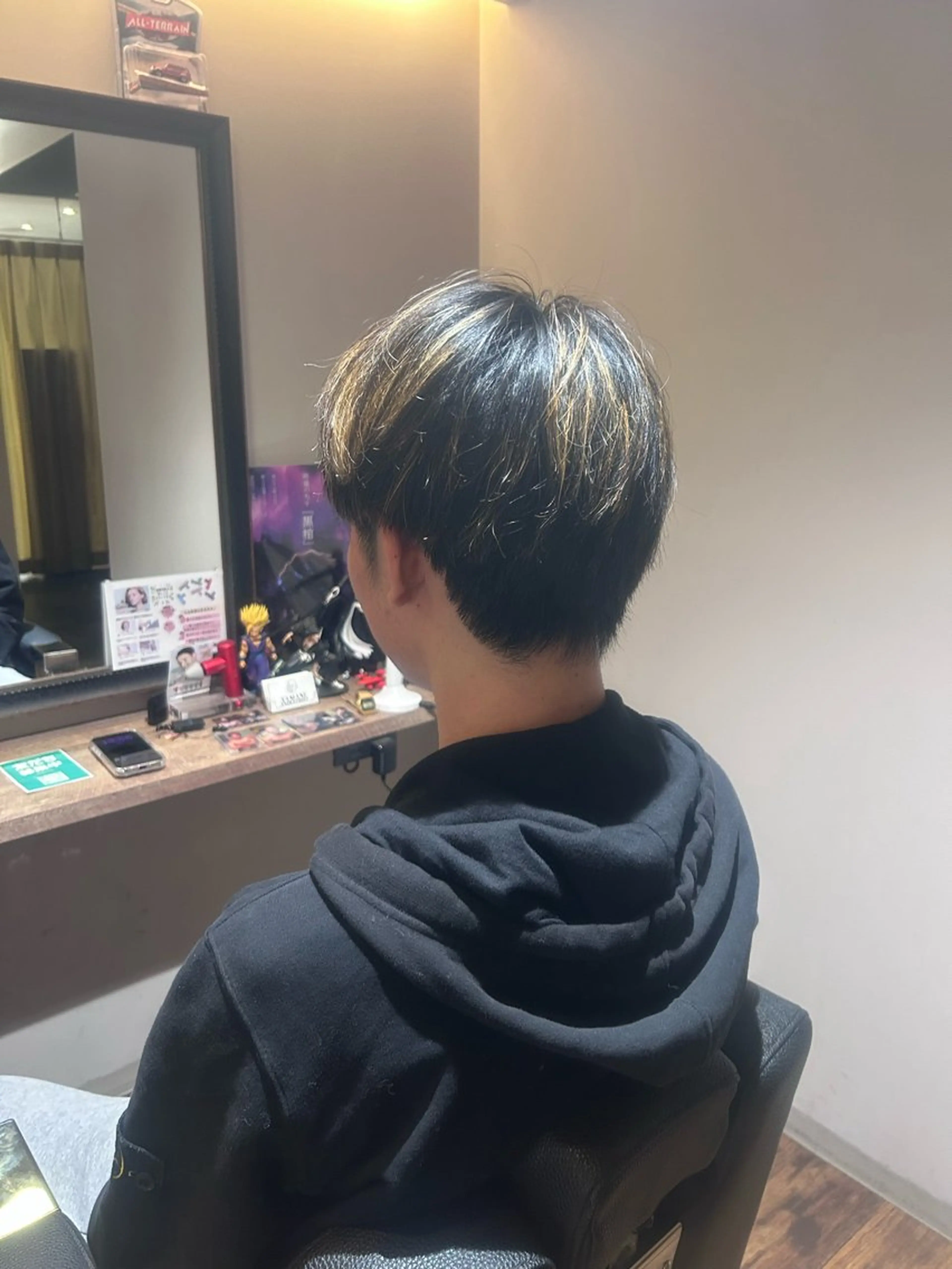 ミディアム カット ex-fa for men 早藤朋哉のヘアスタイル