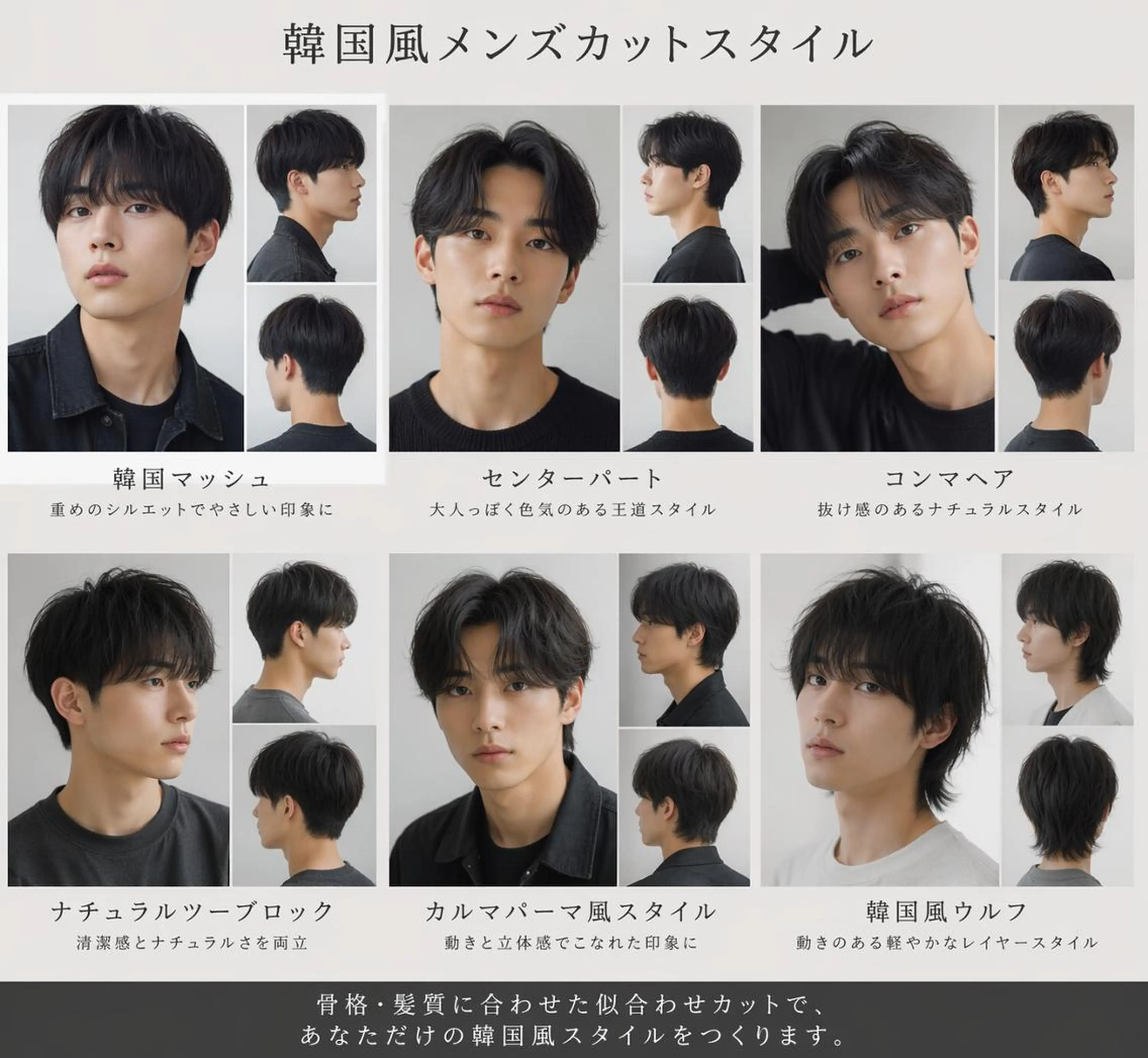 メンズ 🎀優姫 🎀  韓国レイヤーのヘアスタイル