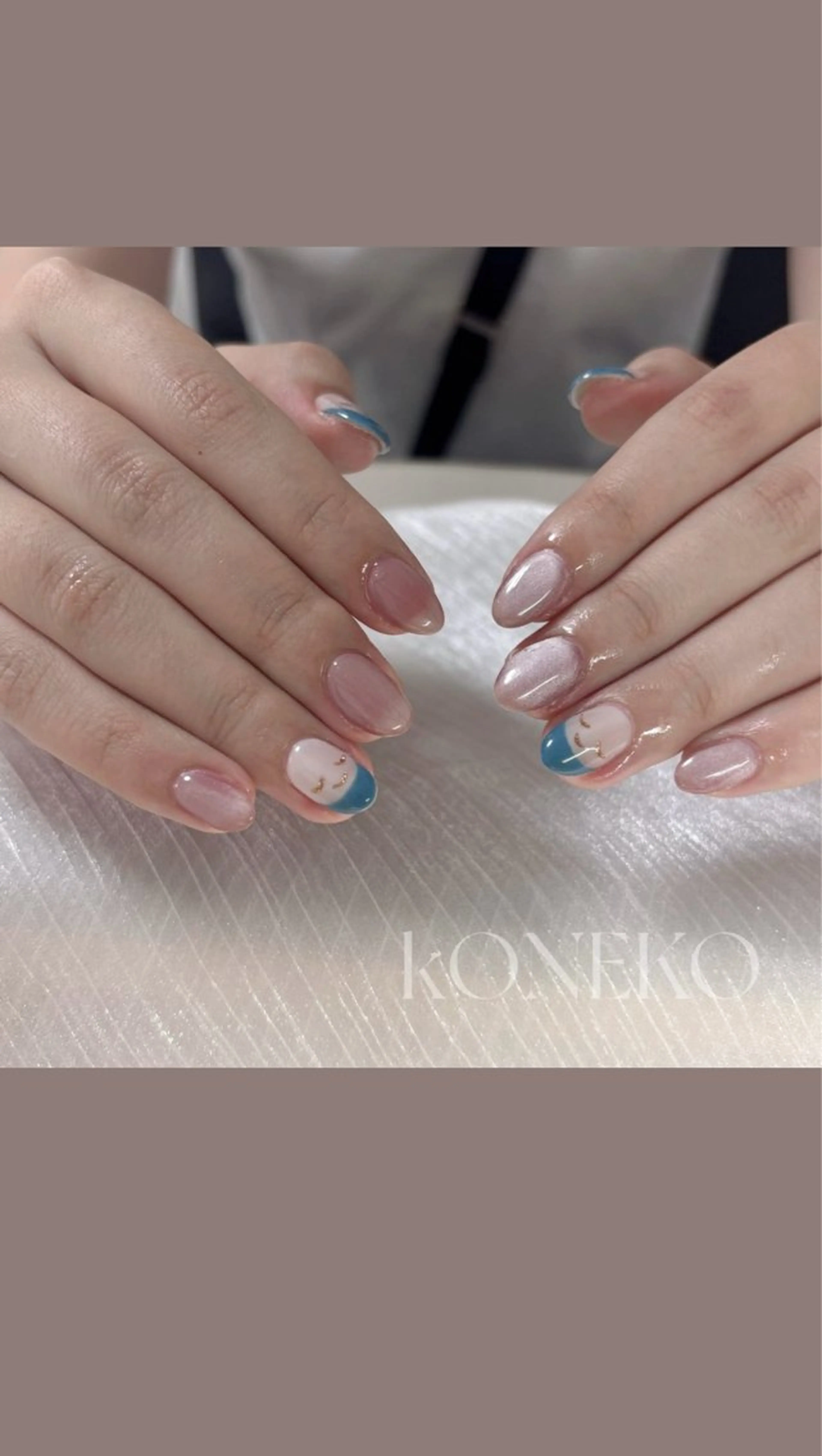 ネイル コネコネイルサロン モデル用のネイルデザイン