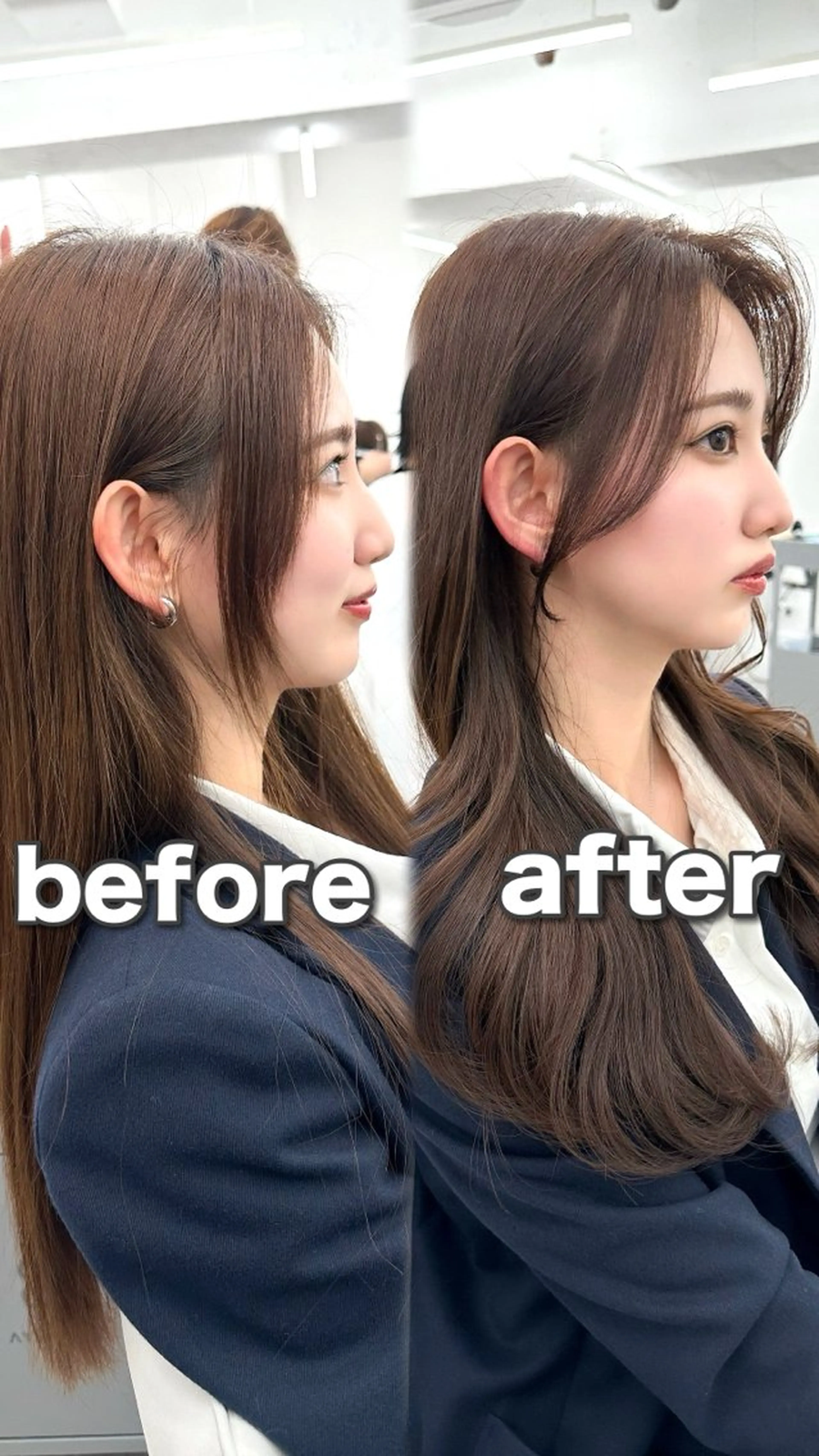 セミロング カラー メンズ メンズ韓国風 透明感カラー 韓国風ヘア レイヤーカット カット ヘアカラー トリートメント ヘッドスパ ヘアセット 前髪顔まわりカット 🌈中村海聖のヘアスタイル