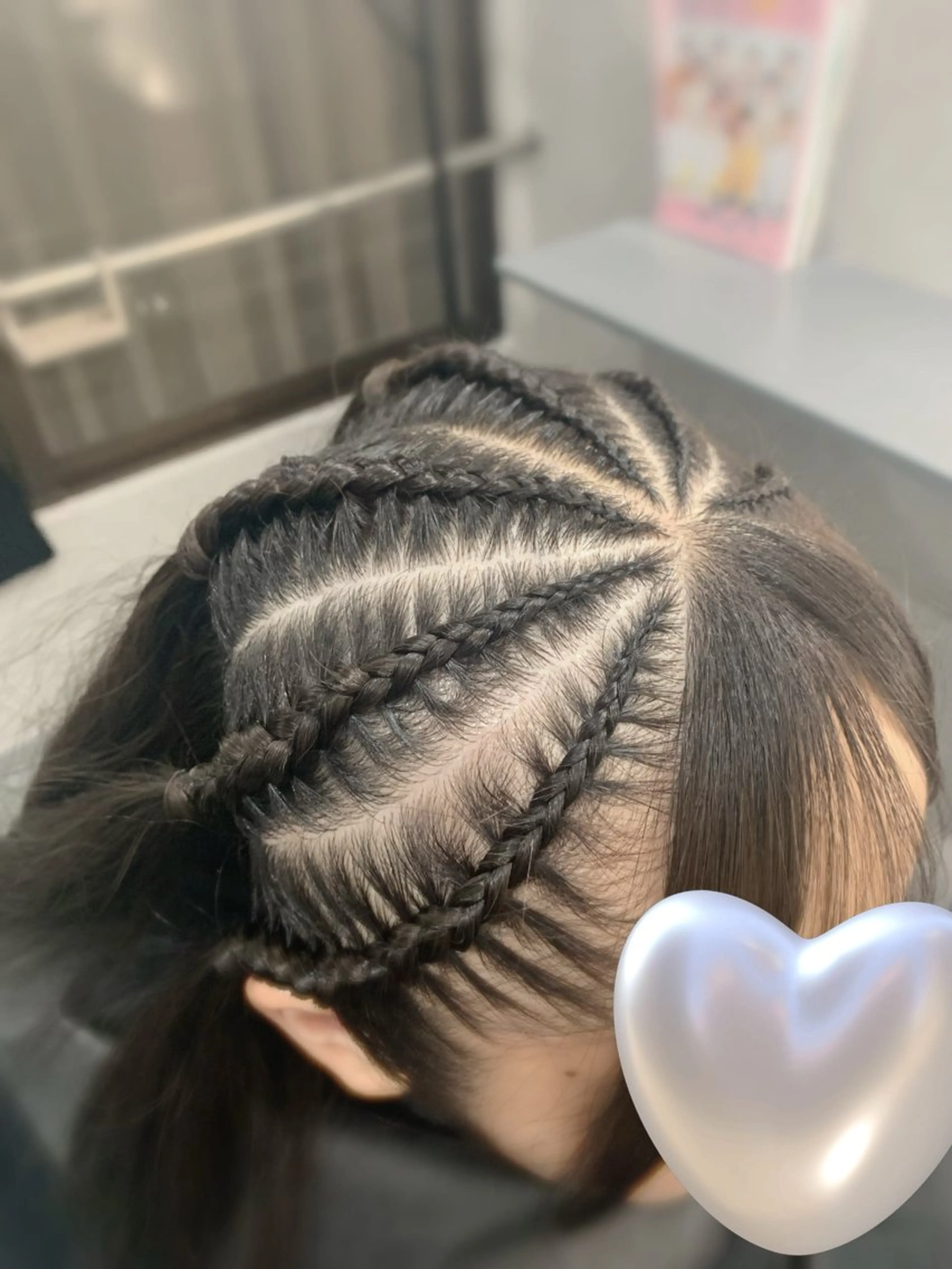 ✳︎コーンロウ1本✳︎の写真