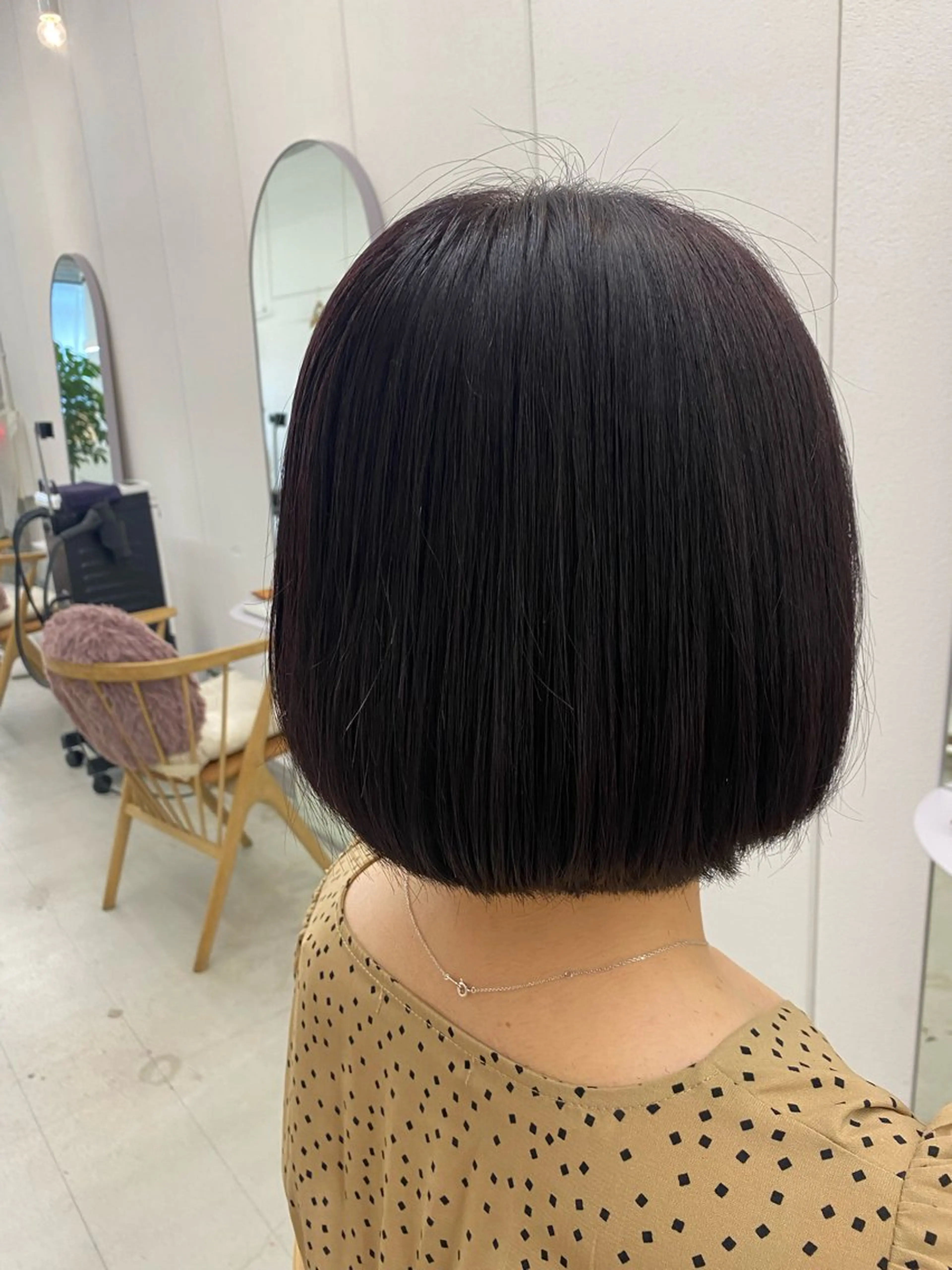 ショート カット ヘアカラー トリートメント 🌻花屋併設🌻濱 幸帆のヘアスタイル