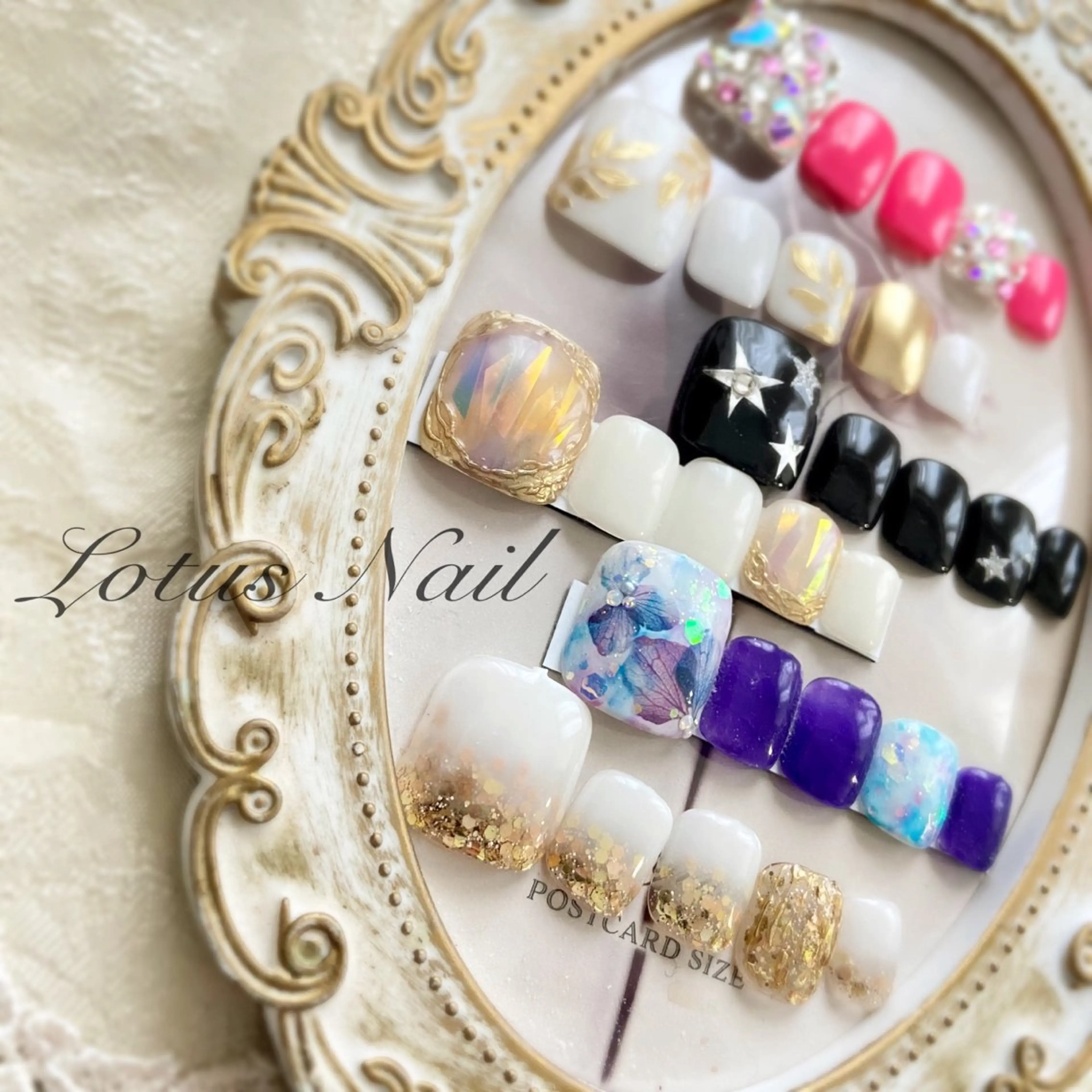 ネイル フットネイル Lotus Nailのネイルデザイン