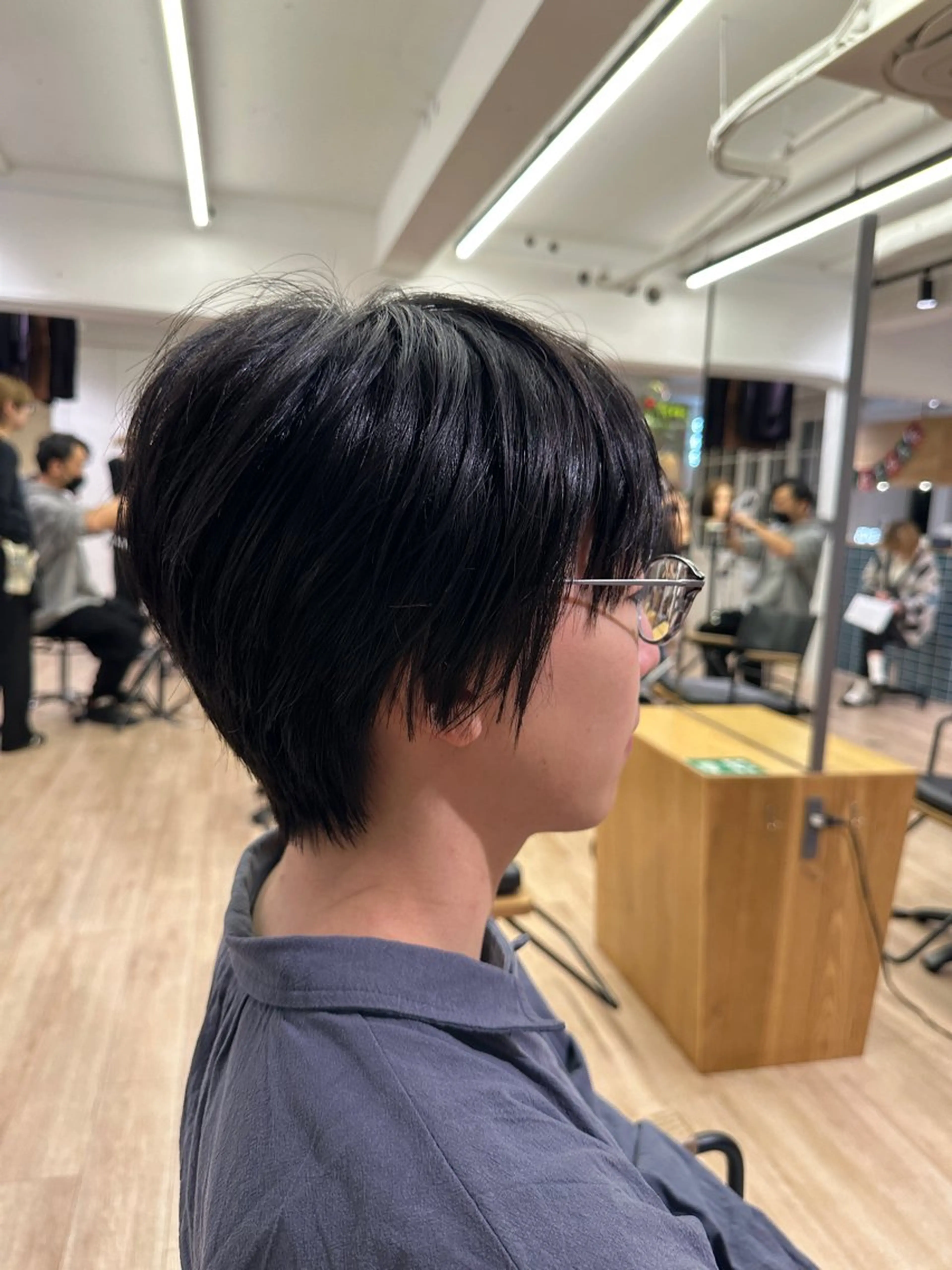 ショート ショートヘア 切りっぱなし/髪質 改善矯正/さやか🫧のヘアスタイル