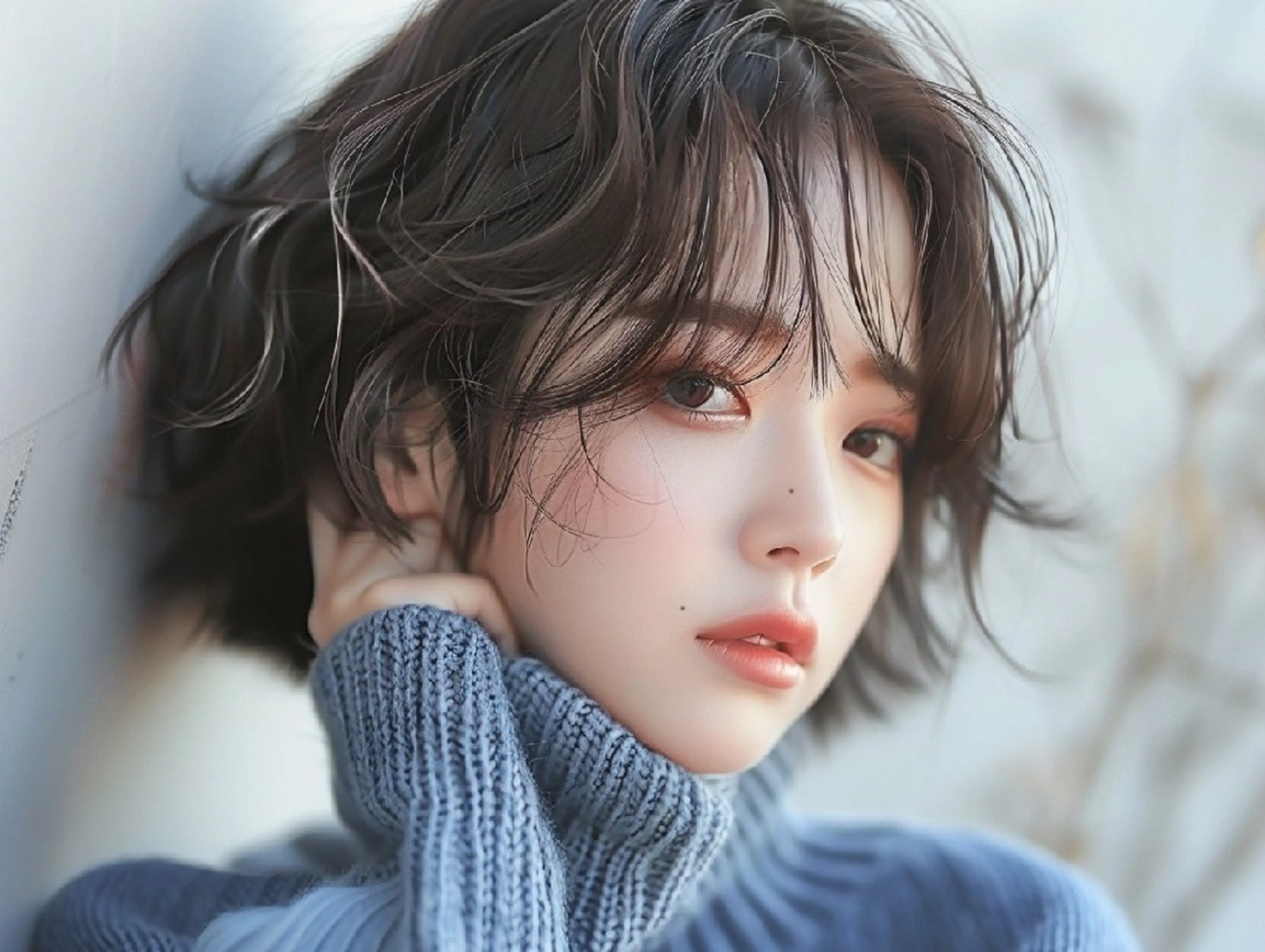 ショート 束感まつぱ🥑🤍 NATUKI🤍のヘアスタイル