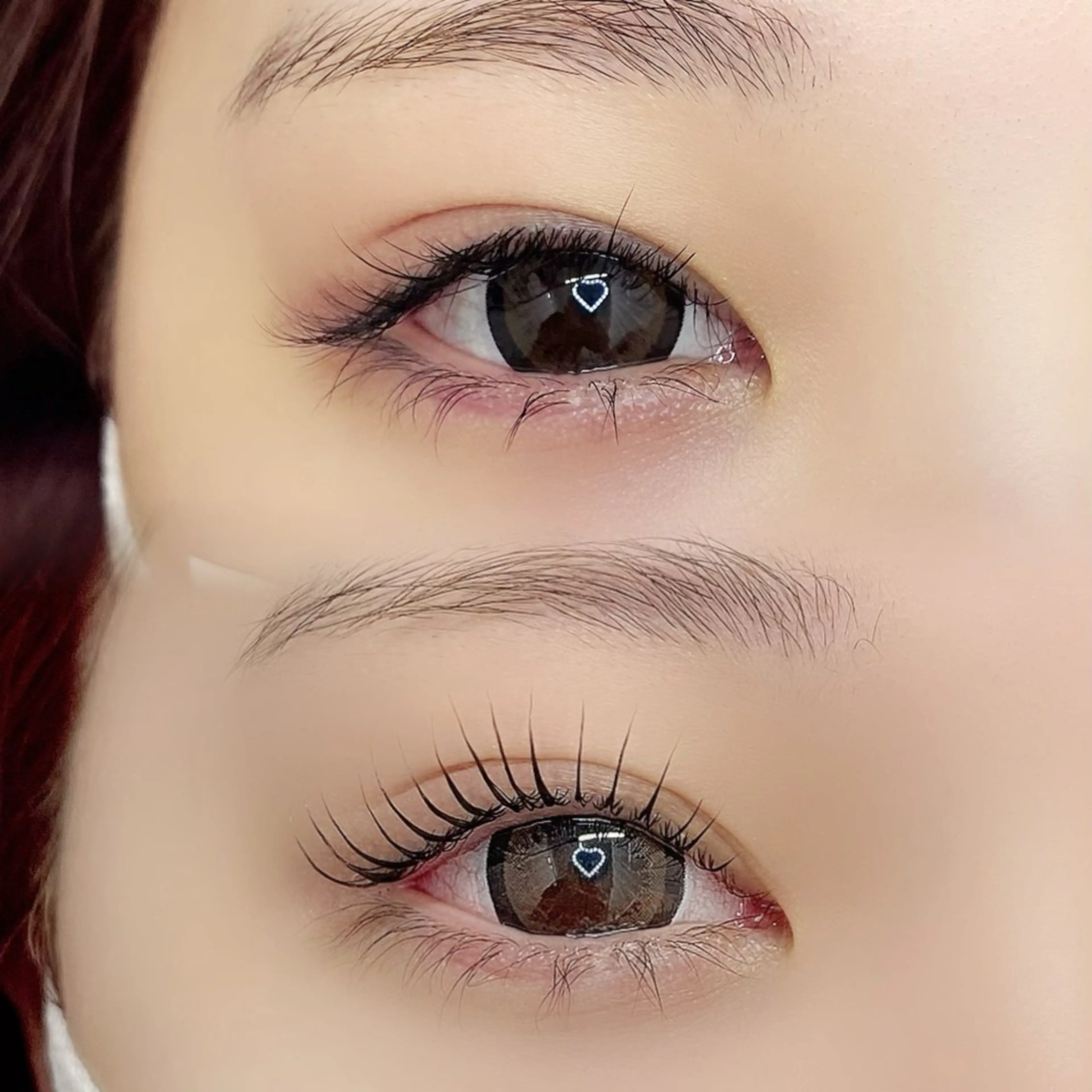 マツエク・マツパ 束感まつ毛 パリジェンヌラッシュリフト まつげパーマ ワンホンマツエク マツパ ruhe eyeのマツエク・マツパデザイン