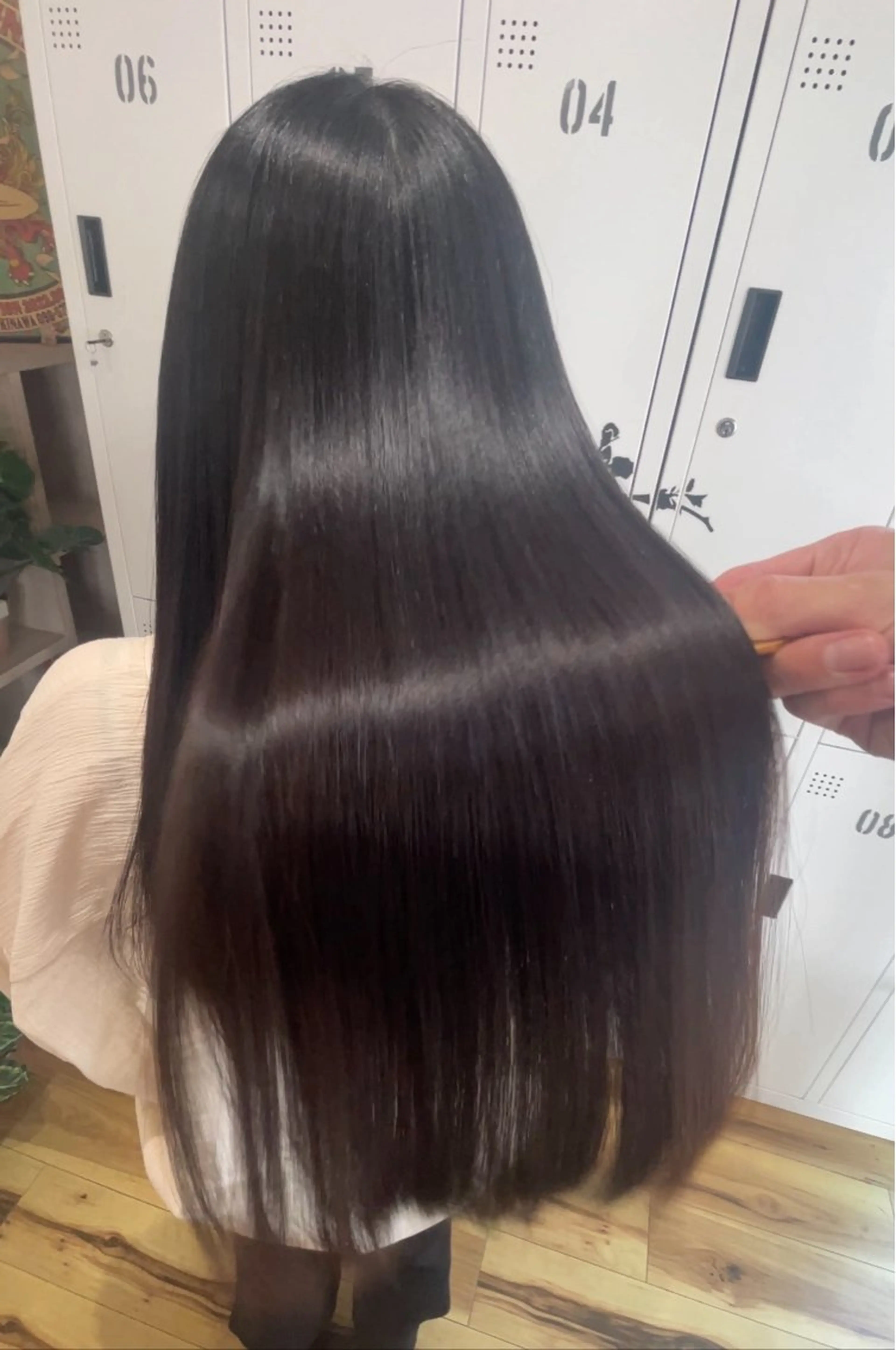 ロング 縮毛矯正 トリートメント NAO ☆のヘアスタイル