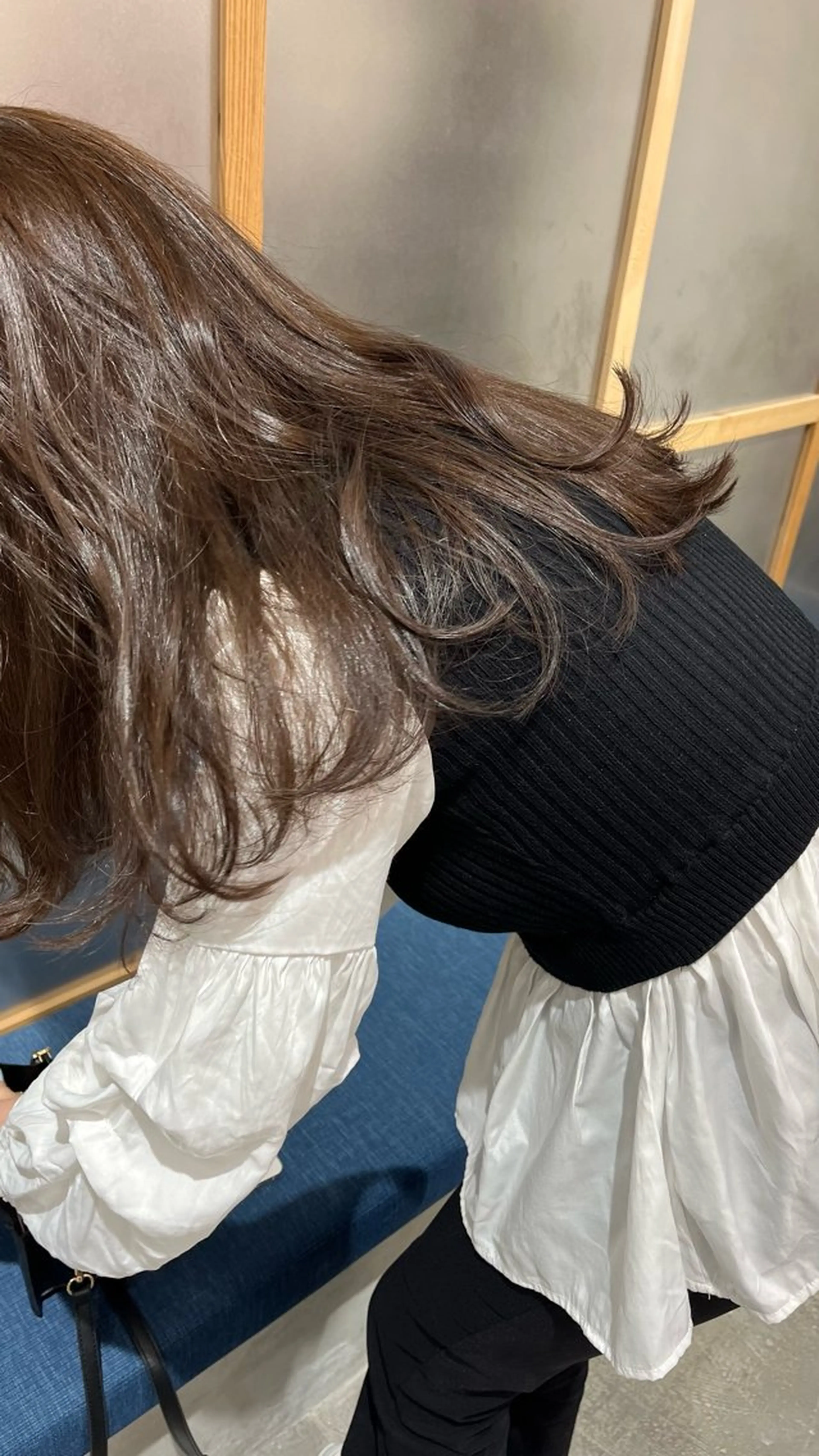 セミロング カラー ブラウンカラー 透明感カラー 伊藤 由季のヘアスタイル