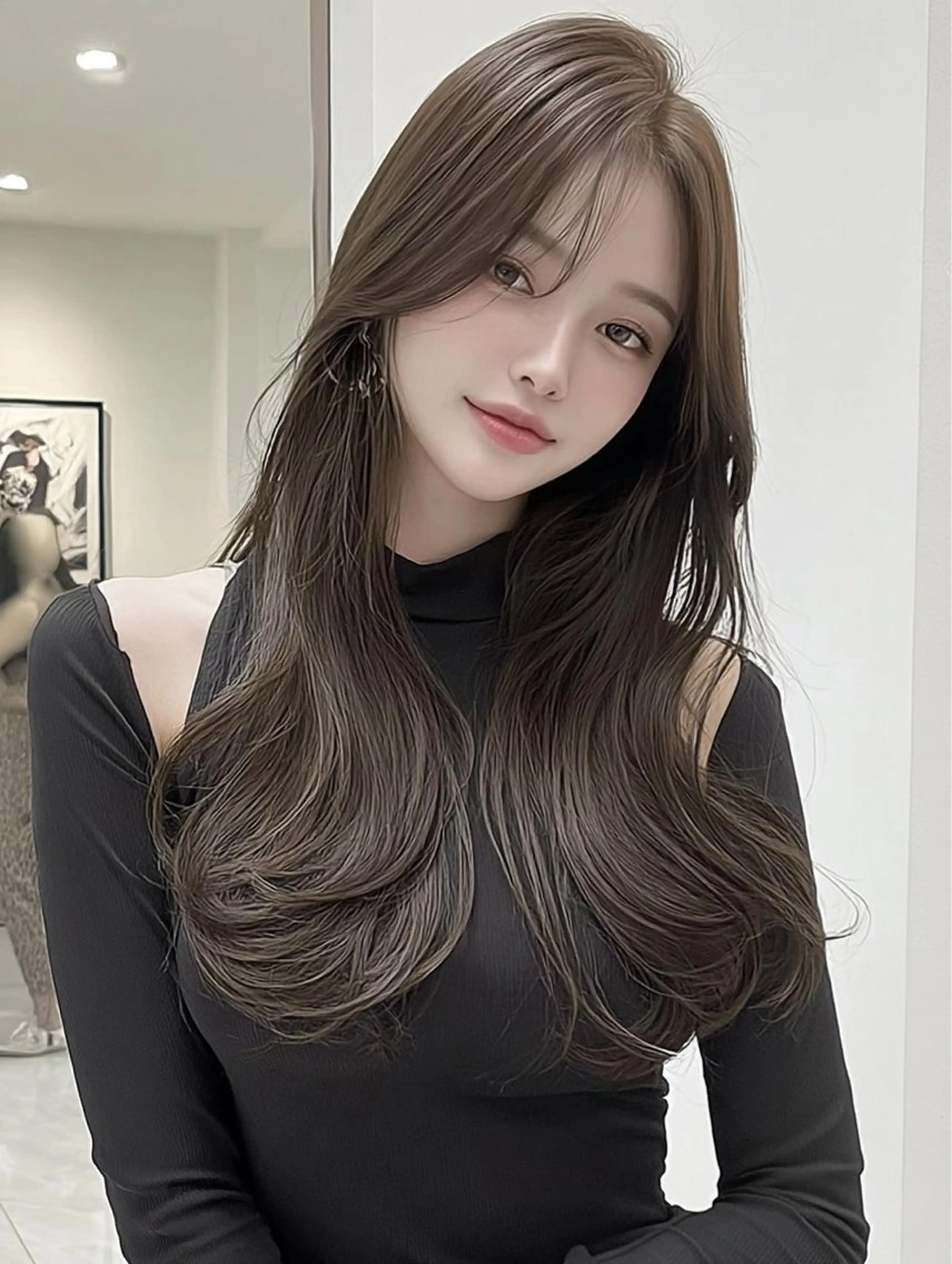 ロング 藤松 美紗のヘアスタイル