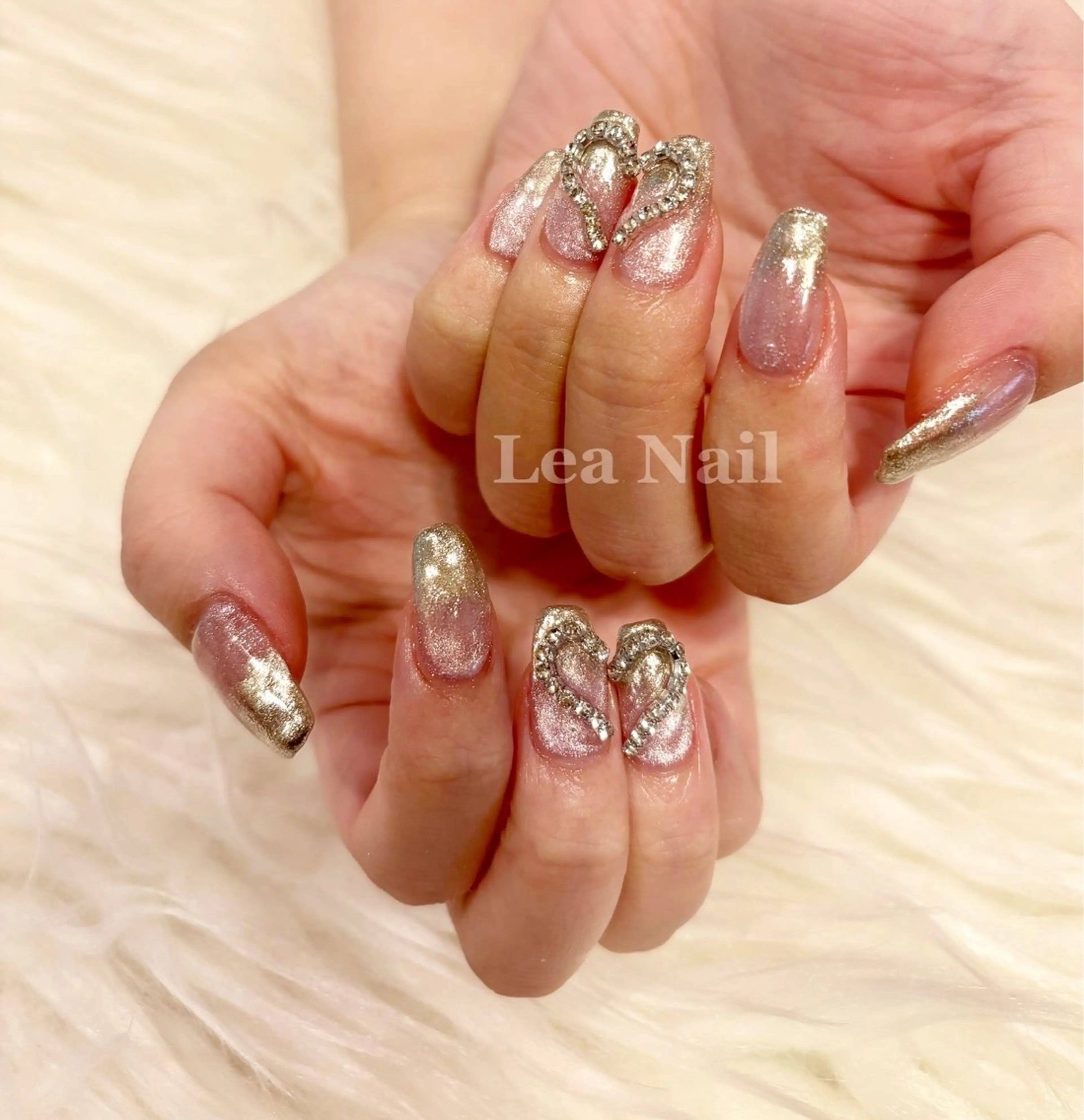 ネイル ハート Lea Nailのネイルデザイン