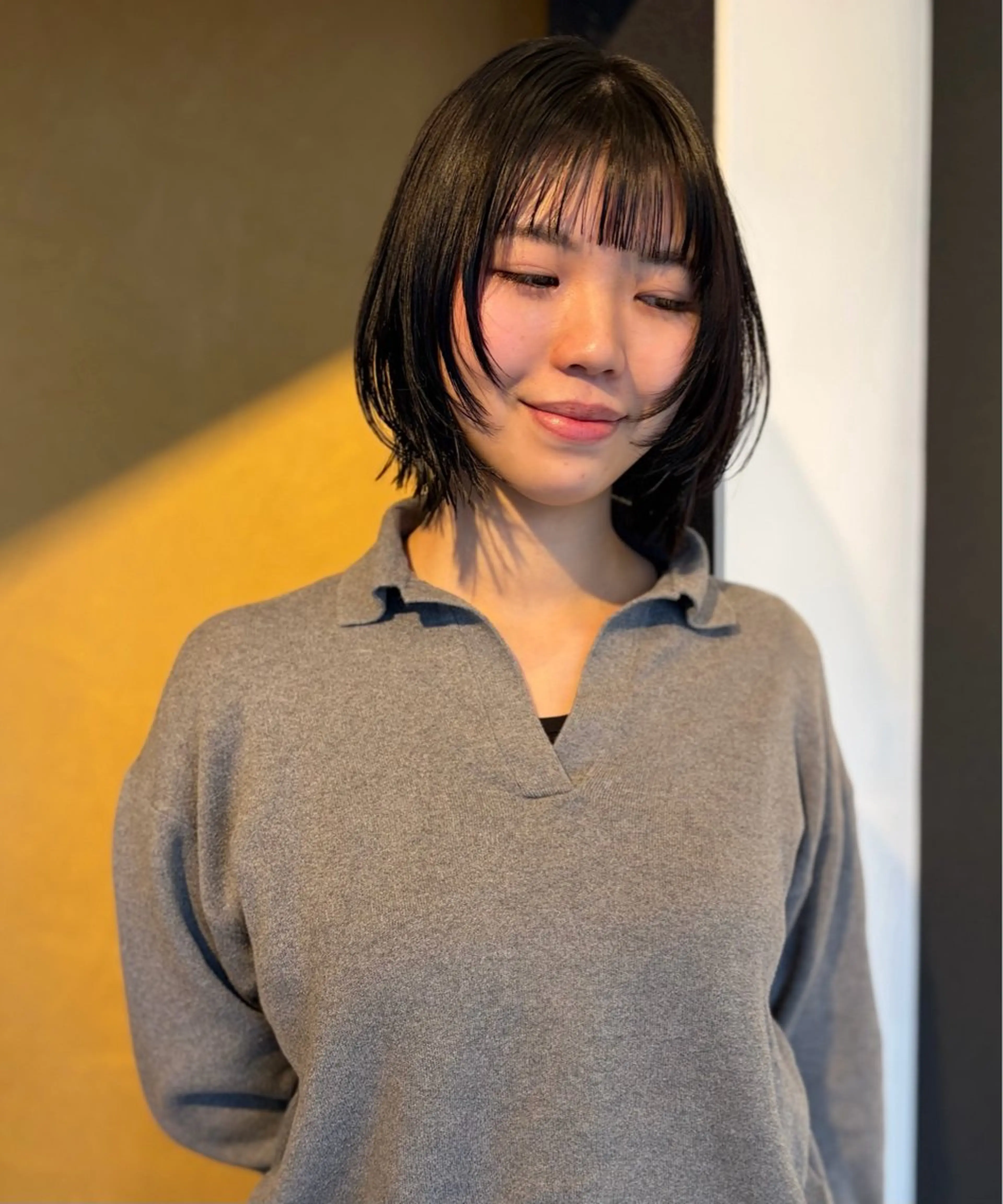 ショート 顔周りカット 髪質改善 韓国風ヘア レイヤーカット トリートメント カット ヘアカラー 辻 那美樹/似合わせ ヘア/髪質改善のヘアスタイル