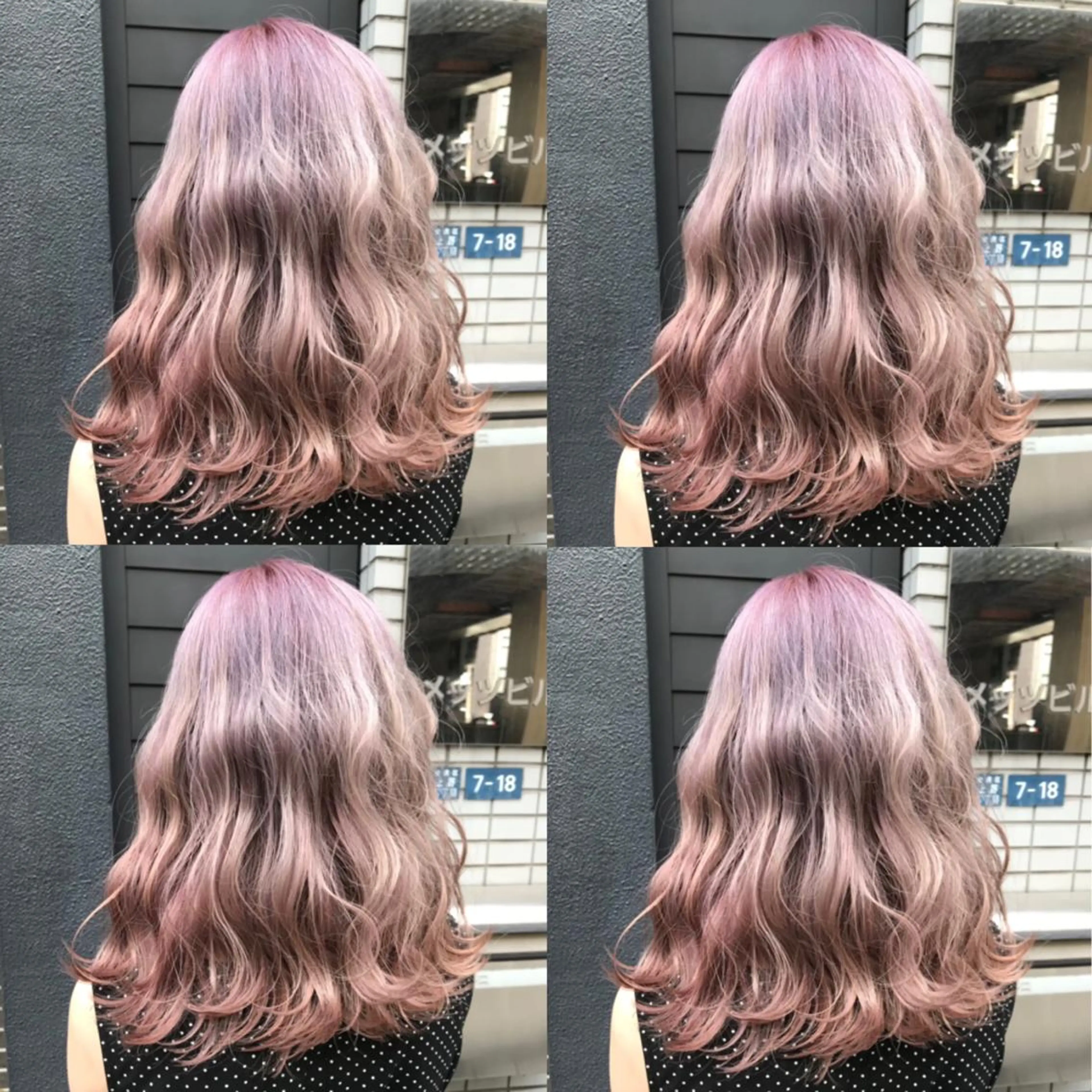 セミロング カラー ヘアアレンジ 🦋韓国ヘア 坂本 菜摘🦋のヘアスタイル