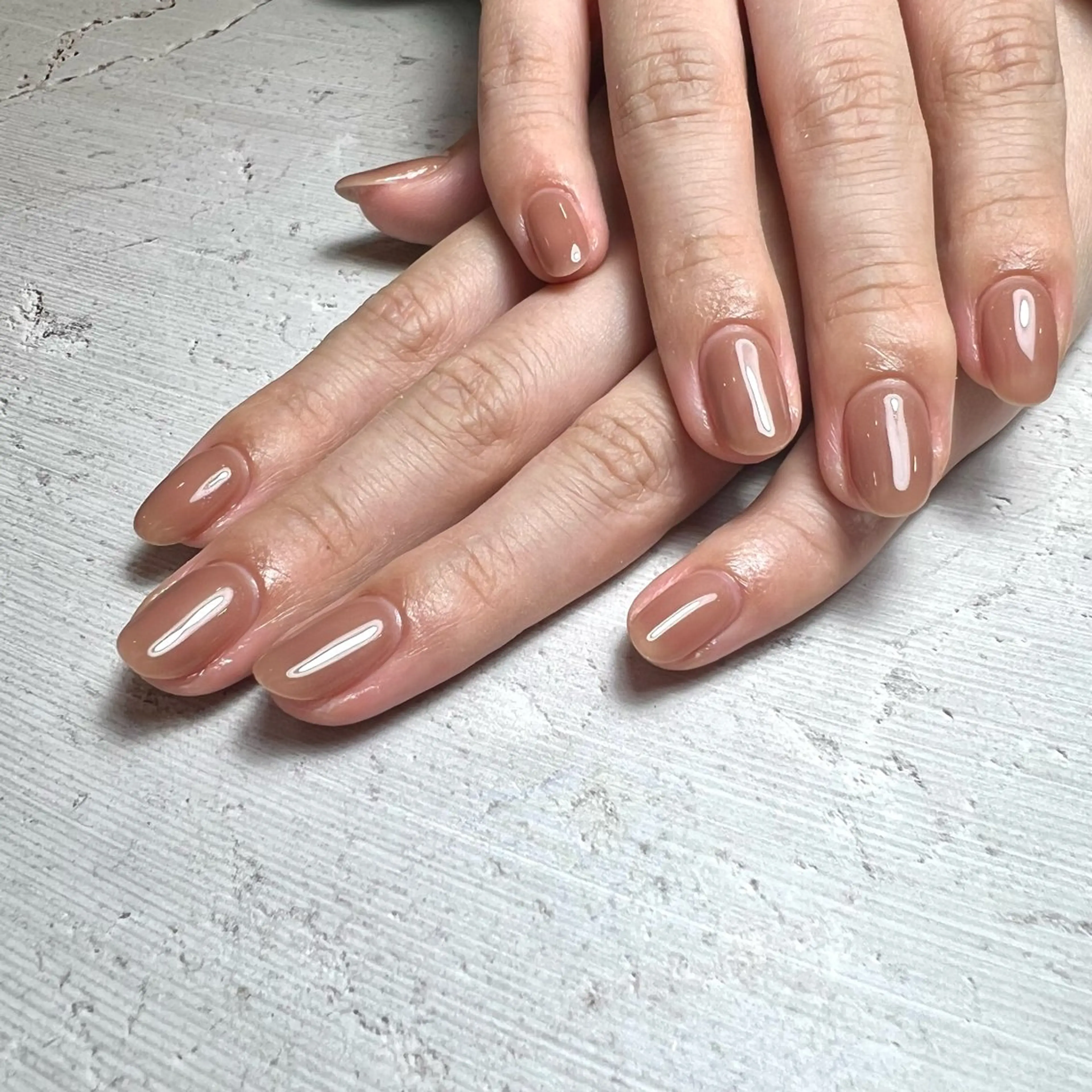 ネイル ワンカラーネイル twin .のネイルデザイン