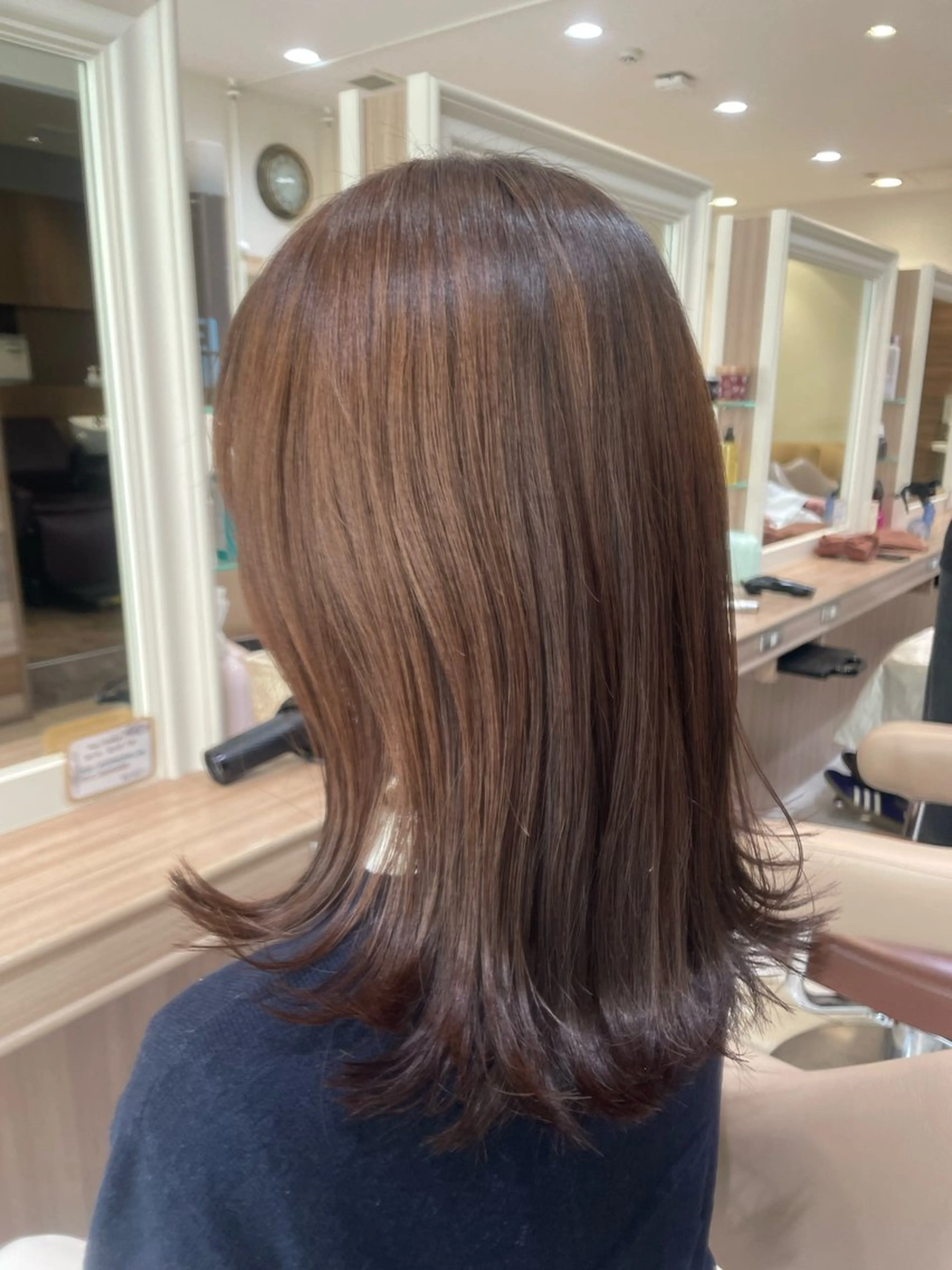 ミディアム カット トリートメント 韓国ヘアメイク🎀/ 縮毛矯正✨山本媛香のヘアスタイル