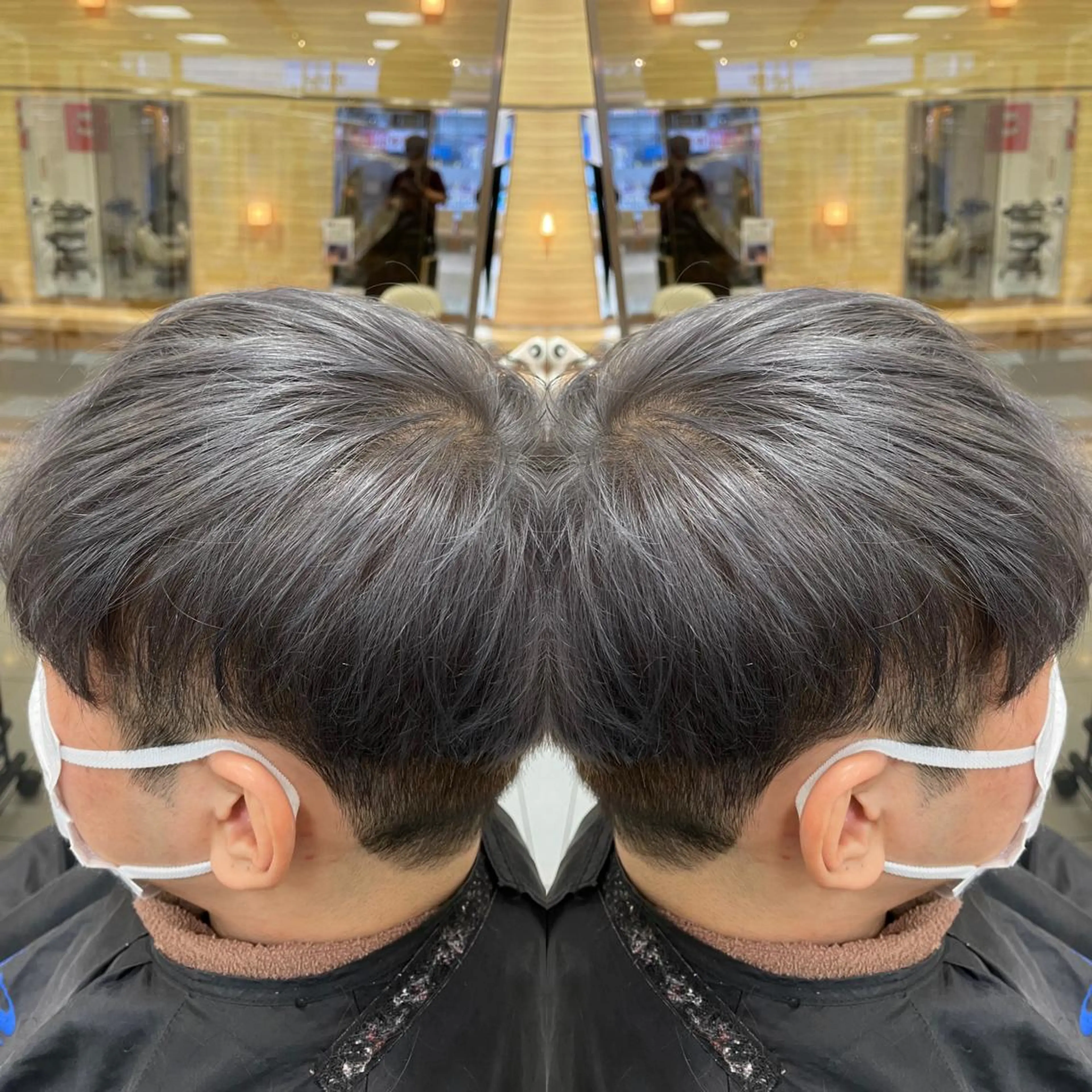 カラー メンズ 縮毛/レイヤー 韓国/橋口のヘアスタイル